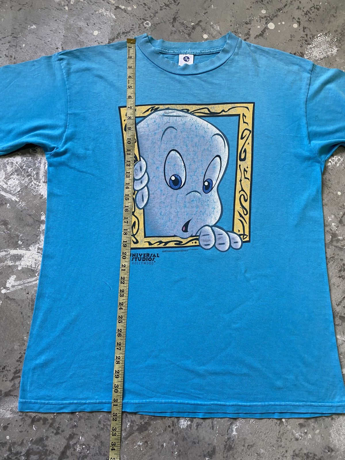 Universal Studios Vintage 80s Casper Movie by Universal Studios Distressed Tee Size US XL / EU 56 / 4 - 18 Thumbnail