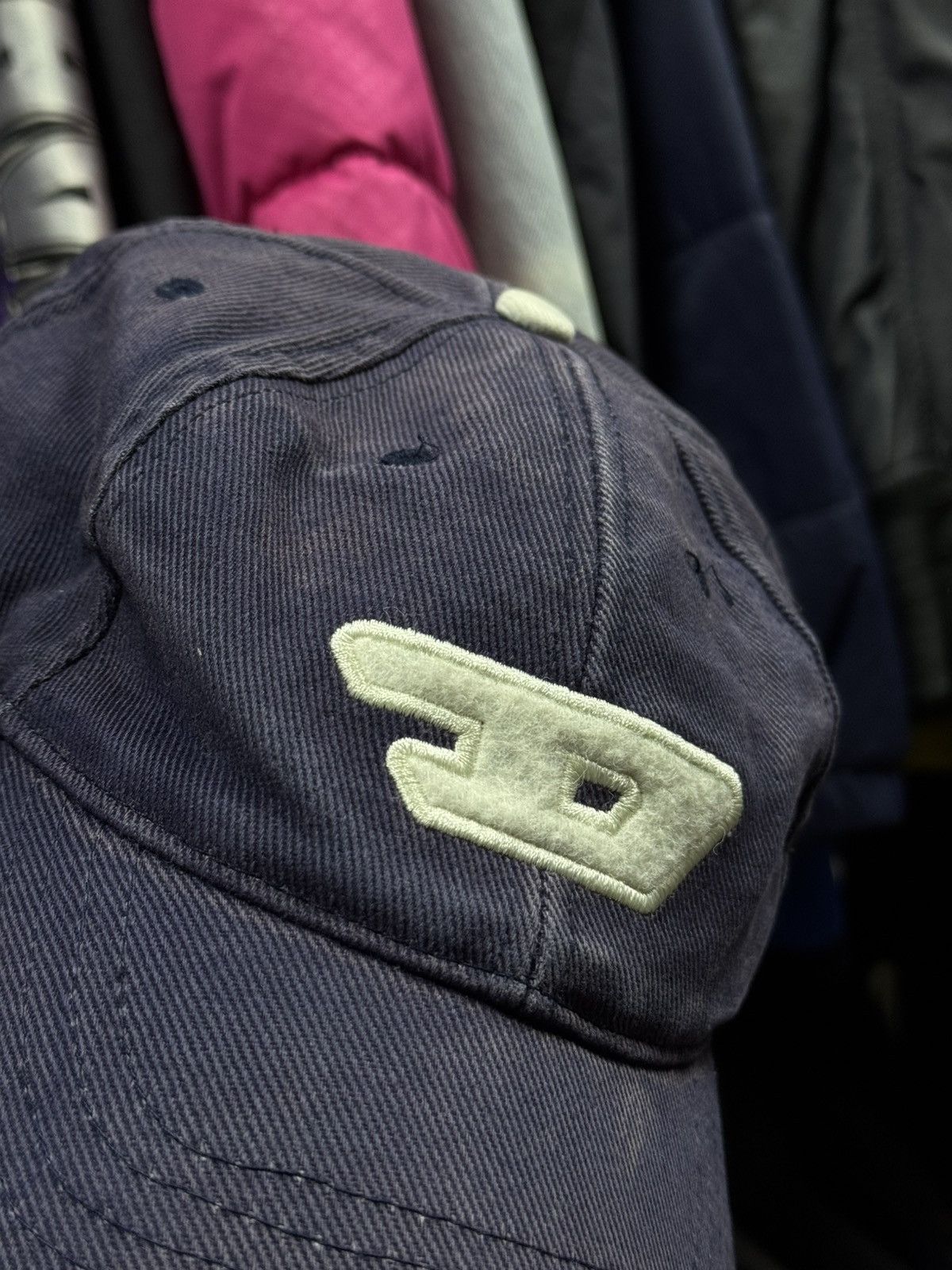 Diesel Diesel vintage blue cap D logo Size ONE SIZE - 5 Thumbnail