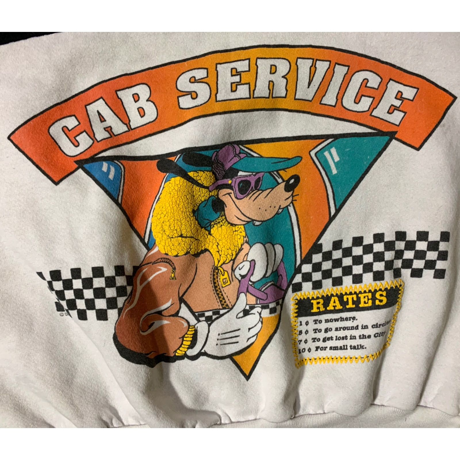 Disney Disney Goofy Mens Small Medium Color Block Crewneck Sweatshirt Size Small Extra Large Size US S / EU 44-46 / 1 - 2 Thumbnail