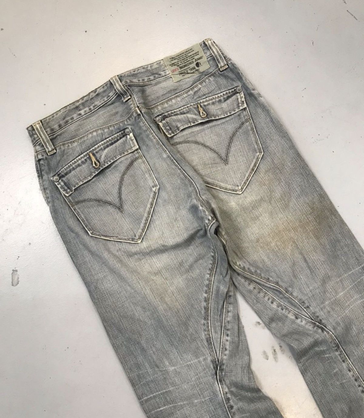 Levi's Vintage Levi’s engineer jeans denim Size US 34 / EU 50 - 3 Thumbnail