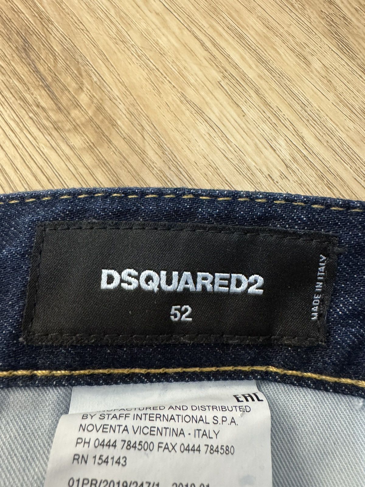 Dsquared2 Dsquared2 Indigo Cigarette Jeans Italy 52 Denim like new Size US 36 / EU 52 - 12 Thumbnail