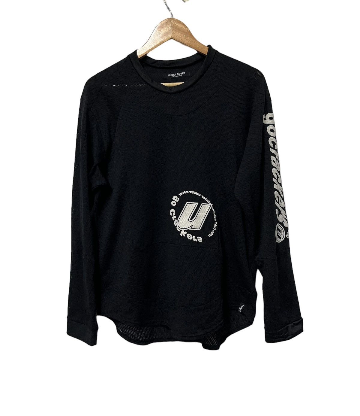 Jun Takahashi × Undercover 🔥Vtg Undercover 1996 Go Crackers Racing Mesh Jersey L/S Size US M / EU 48-50 / 2 - 2 Thumbnail