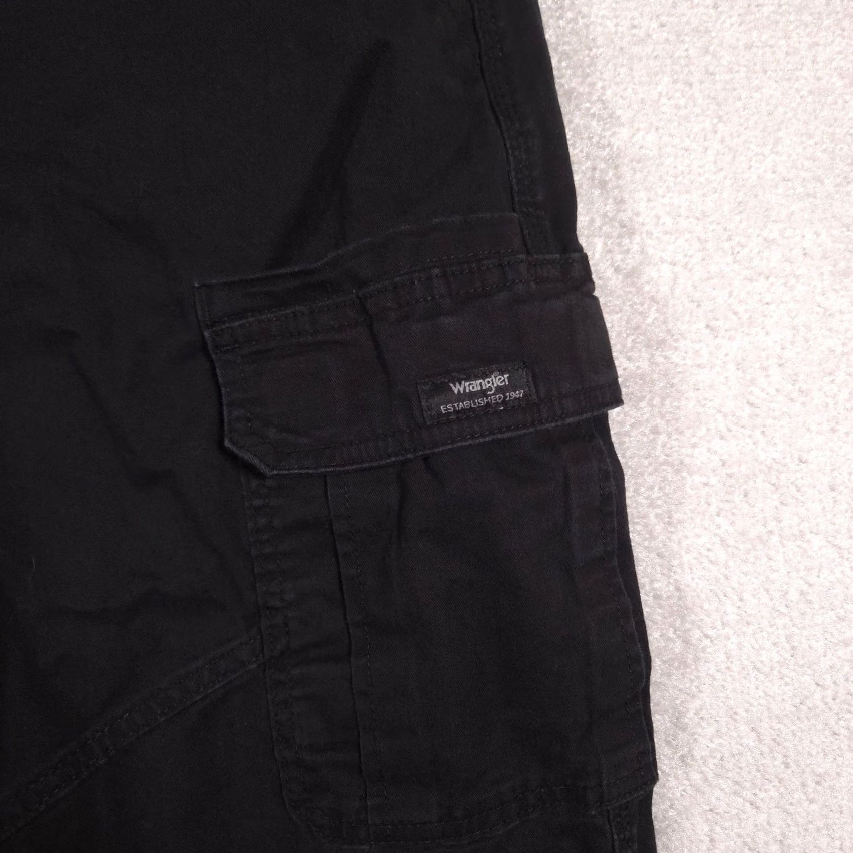 Wrangler Wrangler Cargo Pants Mens 40x28.5l Back Relaxed Fit Cotton Utility Pockets Size US 40 / EU 56 - 4 Thumbnail