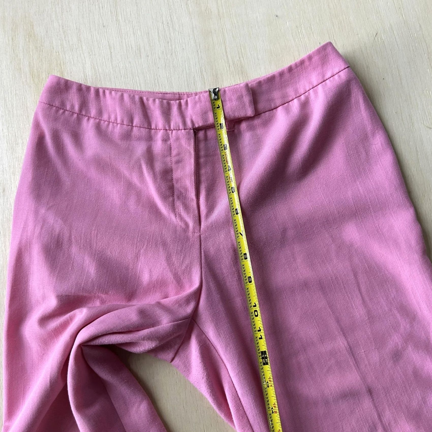 Vintage VINTAGE Sag Harbor Dress Pants Womens 6P Petite Pink Twill Classic Fit Pockets Size 28" / US 6 / IT 42 - 6 Thumbnail
