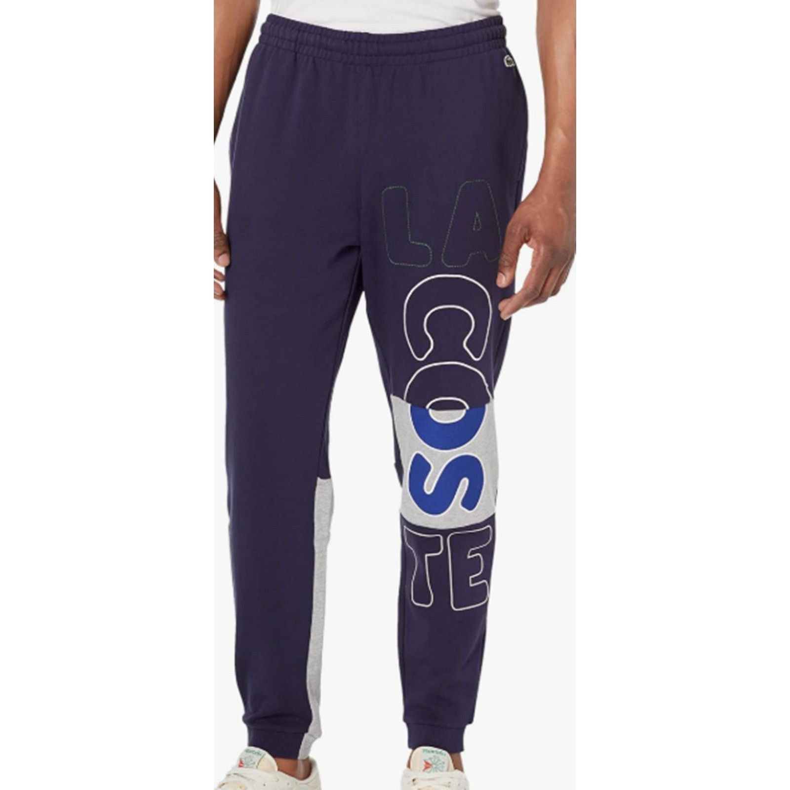 Lacoste Lacoste Men's Large Graphic Code Navy Blue XL Size US 36 / EU 52 - 1 Thumbnail