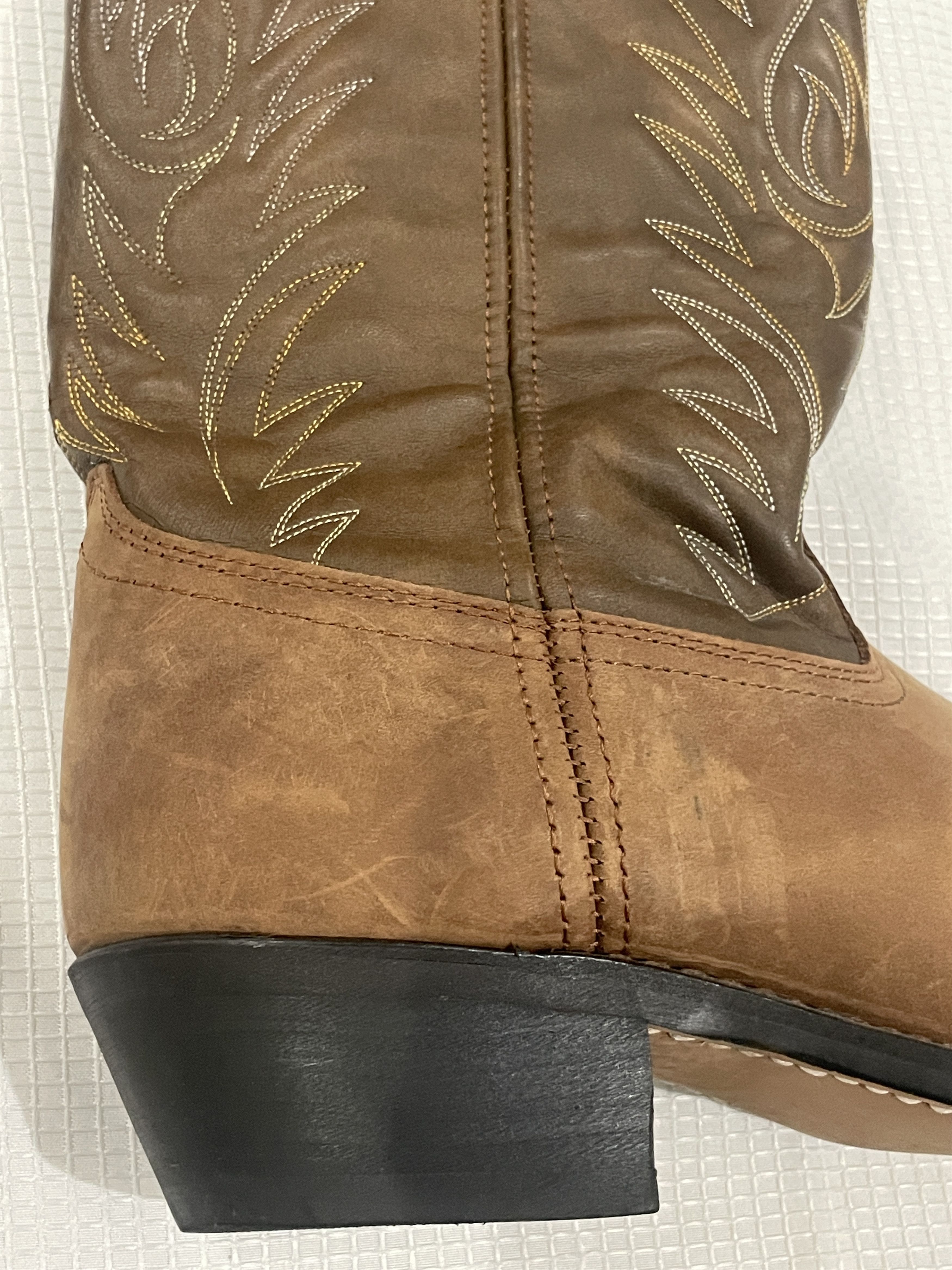 Other Laredo 6771 Nashville Silver Toe Cowboy Boot size 11.5 EW Size US 11.5 / EU 44-45 - 8 Thumbnail