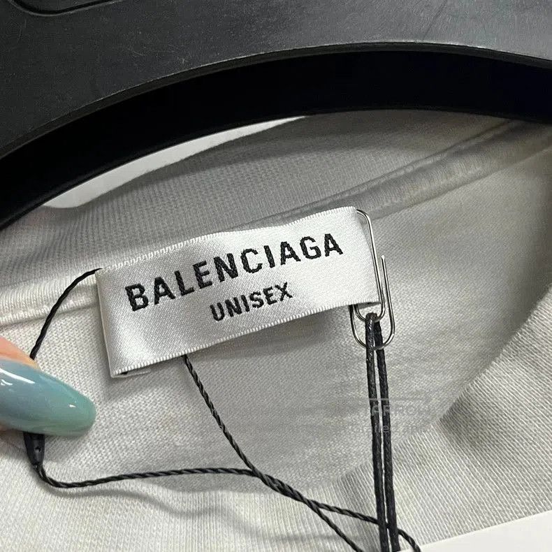 Balenciaga Balenciaga Gray Letter Print Short Sleeve T. Size US XS / EU 42 / 0 - 4 Thumbnail