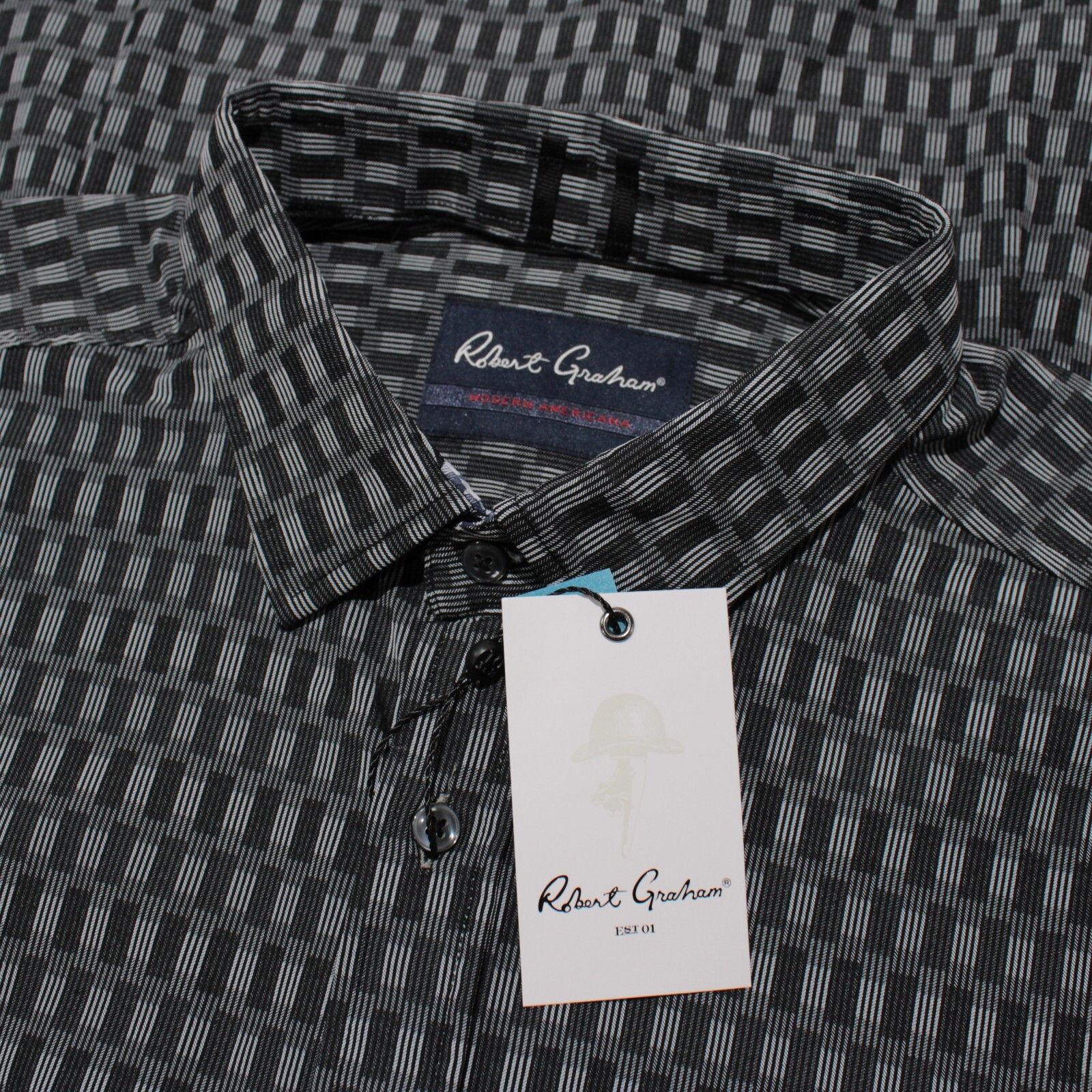 Robert Graham Robert Graham New with tags Shirt Size XL US In Black Size US XL / EU 56 / 4 - 1 Thumbnail