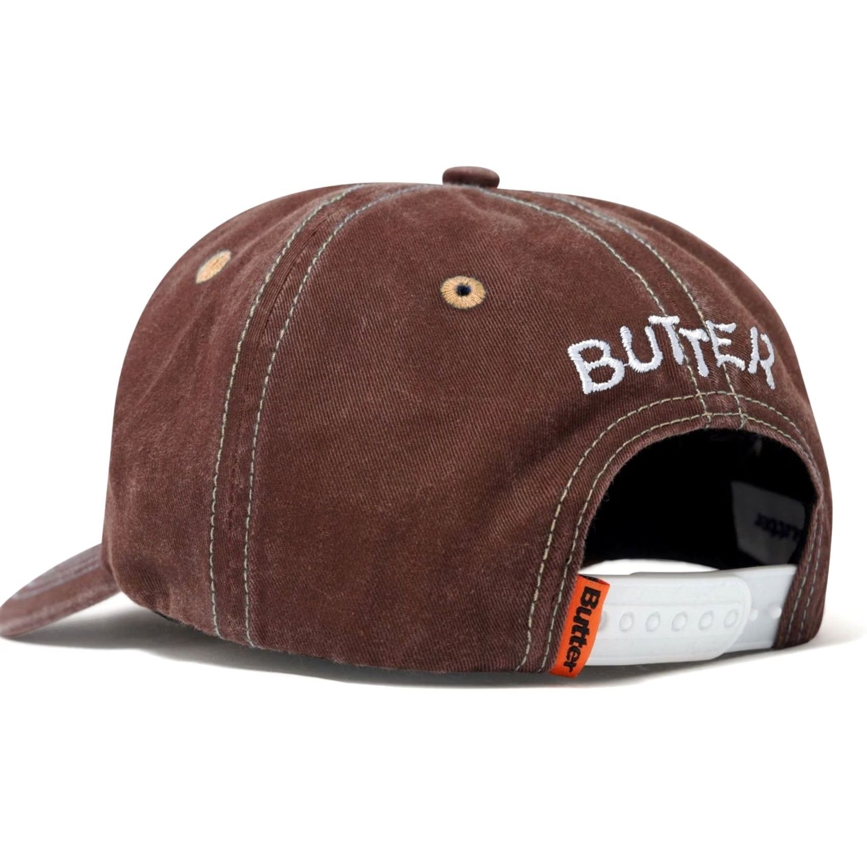 Buttero VINTAGE? (no) Brand Butter Canine Hat 5 Panel Washed Brown One Size Men Mens Size ONE SIZE - 2 Thumbnail