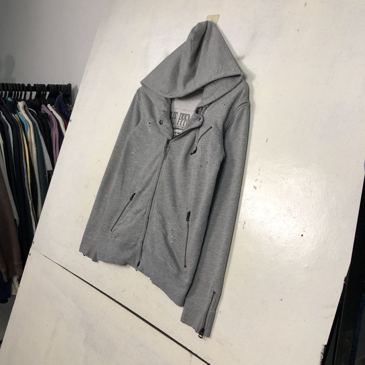 PPFM 📌Cropped Biker Jacket Double Collar PPFM Hysteric Glamour Size US M / EU 48-50 / 2 - 4 Thumbnail