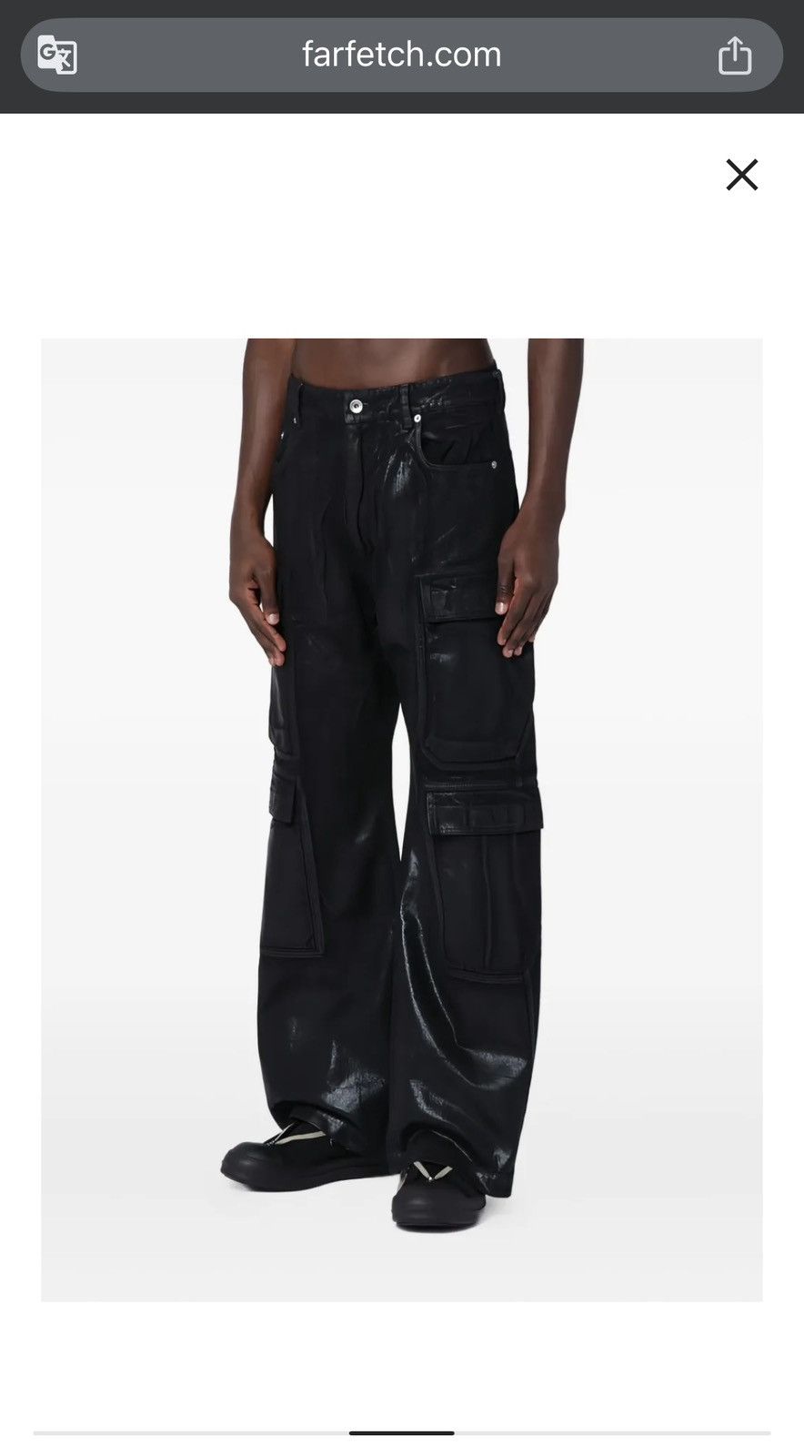 Rick Owens Drkshdw Rick Owens Double Cargo Jeans Size US 32 / EU 48 - 8 Thumbnail