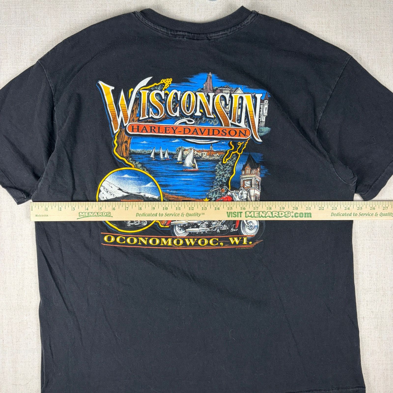 Harley Davidson Vintage Harley Davidson Soaring Eagle 1996 XXL Pocket Tee Size US XXL / EU 58 / 5 - 7 Thumbnail