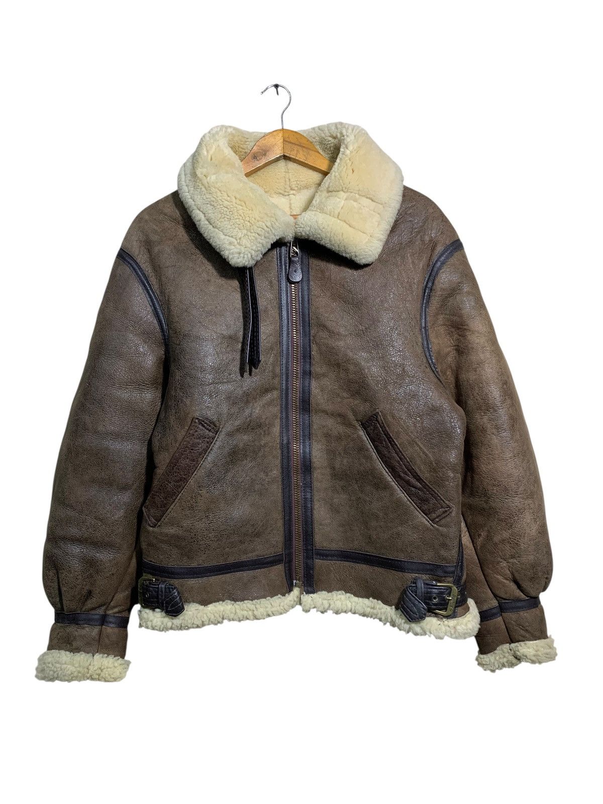 Avirex 🔥VTG AVIREX LTD SHEEPSKIN LEATHER JACKET TYPE B3 Size US M / EU 48-50 / 2 - 2 Thumbnail