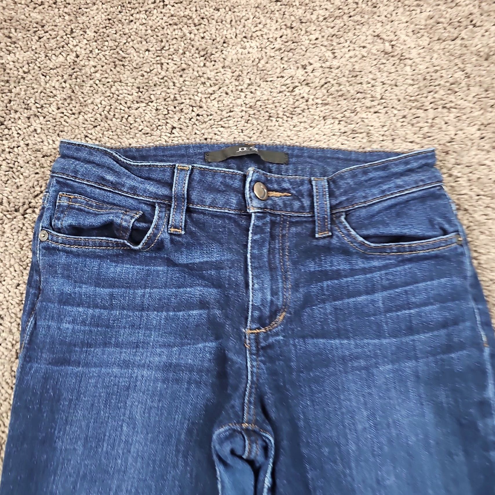 Vintage Joes Jeans Womens Jeans Boot Cut Low Rise Dark Wash Stretch Denim Casual 28 24x31 Size 28" / US 6 / IT 42 - 2 Thumbnail