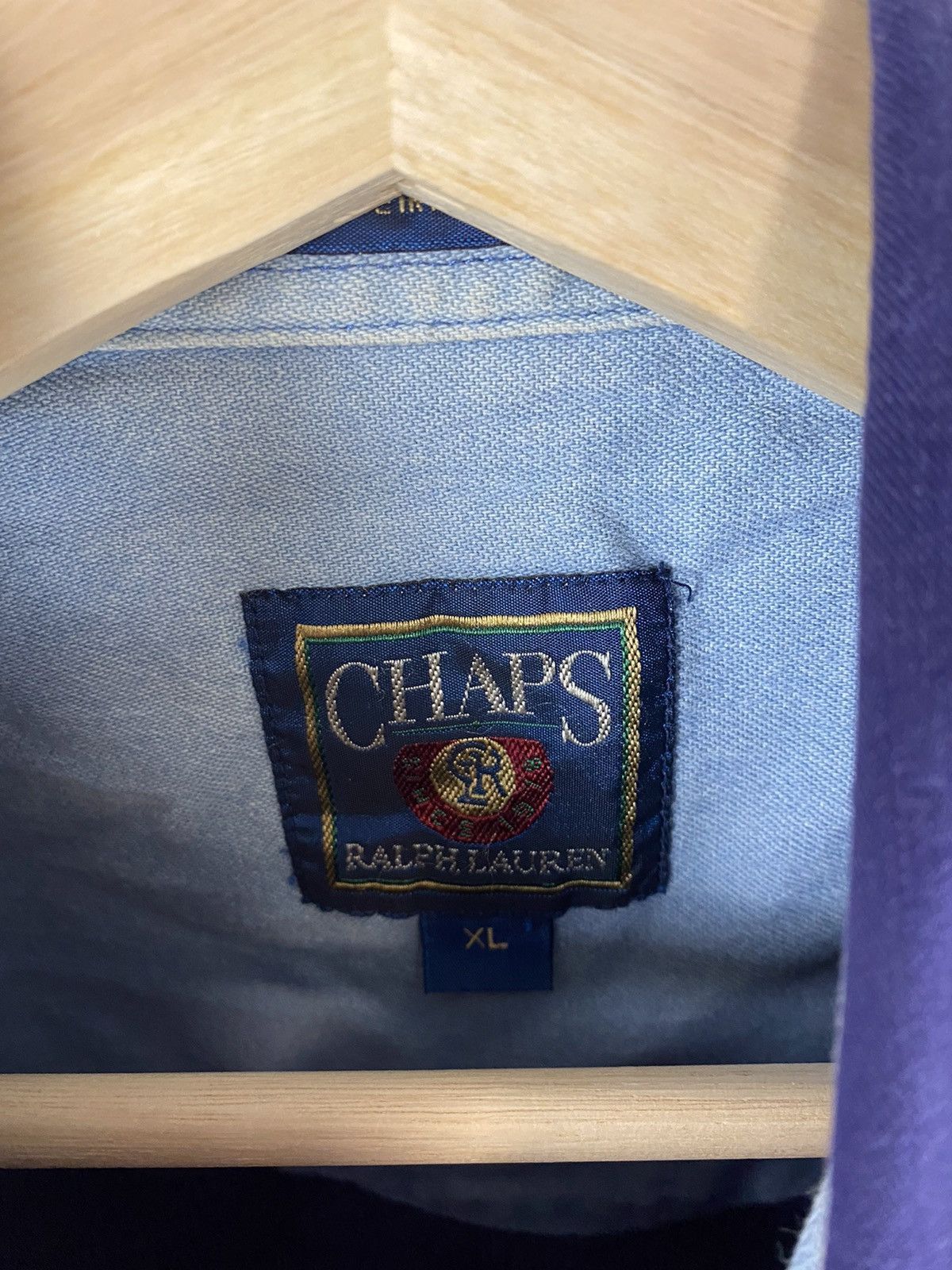 Vintage Vintage Chaps Ralph Lauren Pocket Button Up Size US XL / EU 56 / 4 - 1 Thumbnail