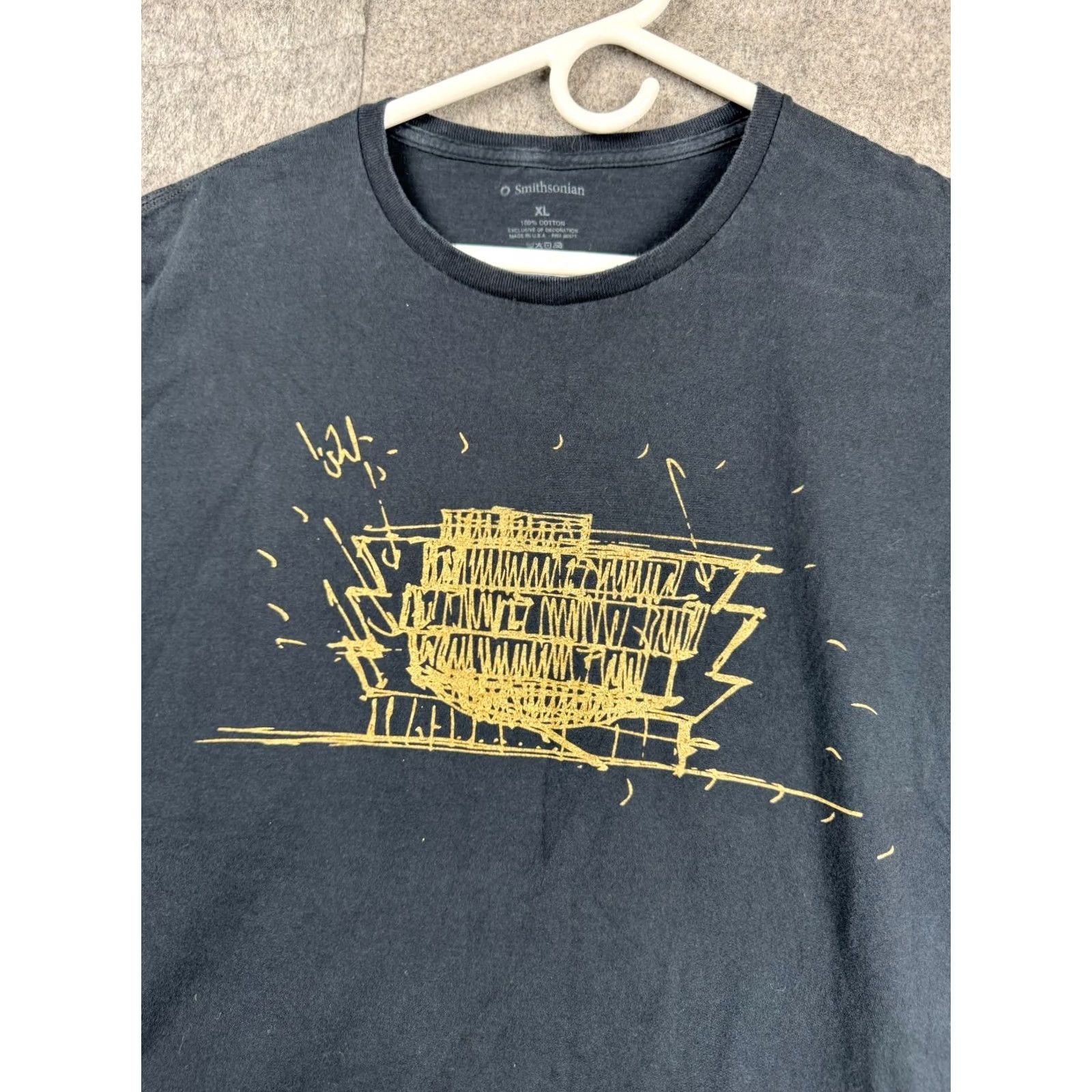 Vintage VINTAGE Smithsonian Shirt Men's XL Black David Adjaye African Heritage Abstract Size US XL / EU 56 / 4 - 3 Thumbnail