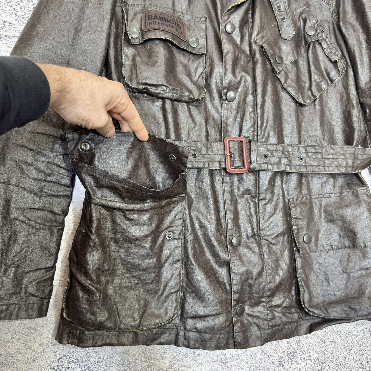 Barbour Barbour International Neander Brown M size Size US M / EU 48-50 / 2 - 6 Thumbnail