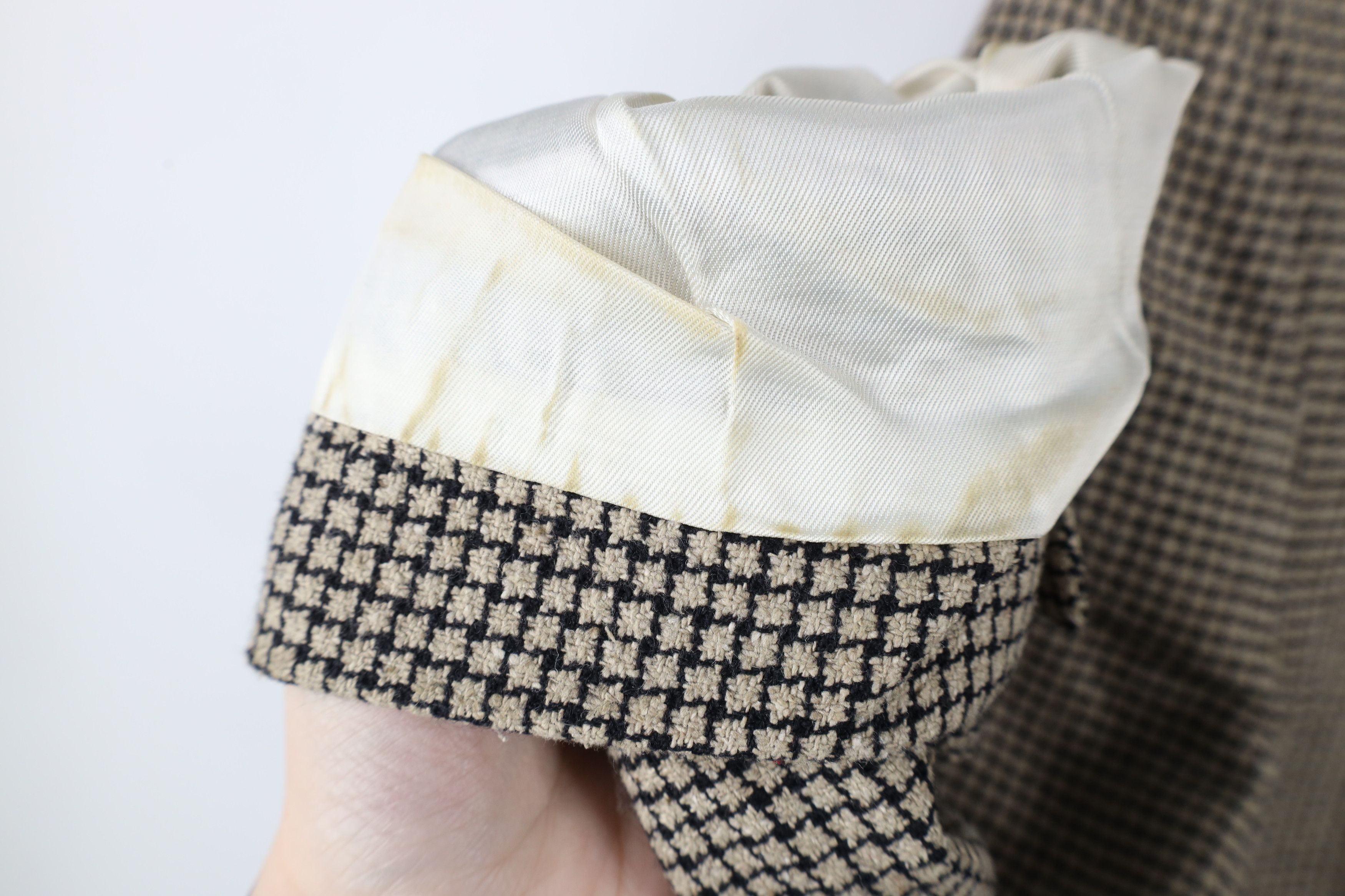 Vintage Vintage 90s Streetwear Houndstooth 3 Button Blazer Jacket Size US XL / EU 56 / 4 - 7 Thumbnail