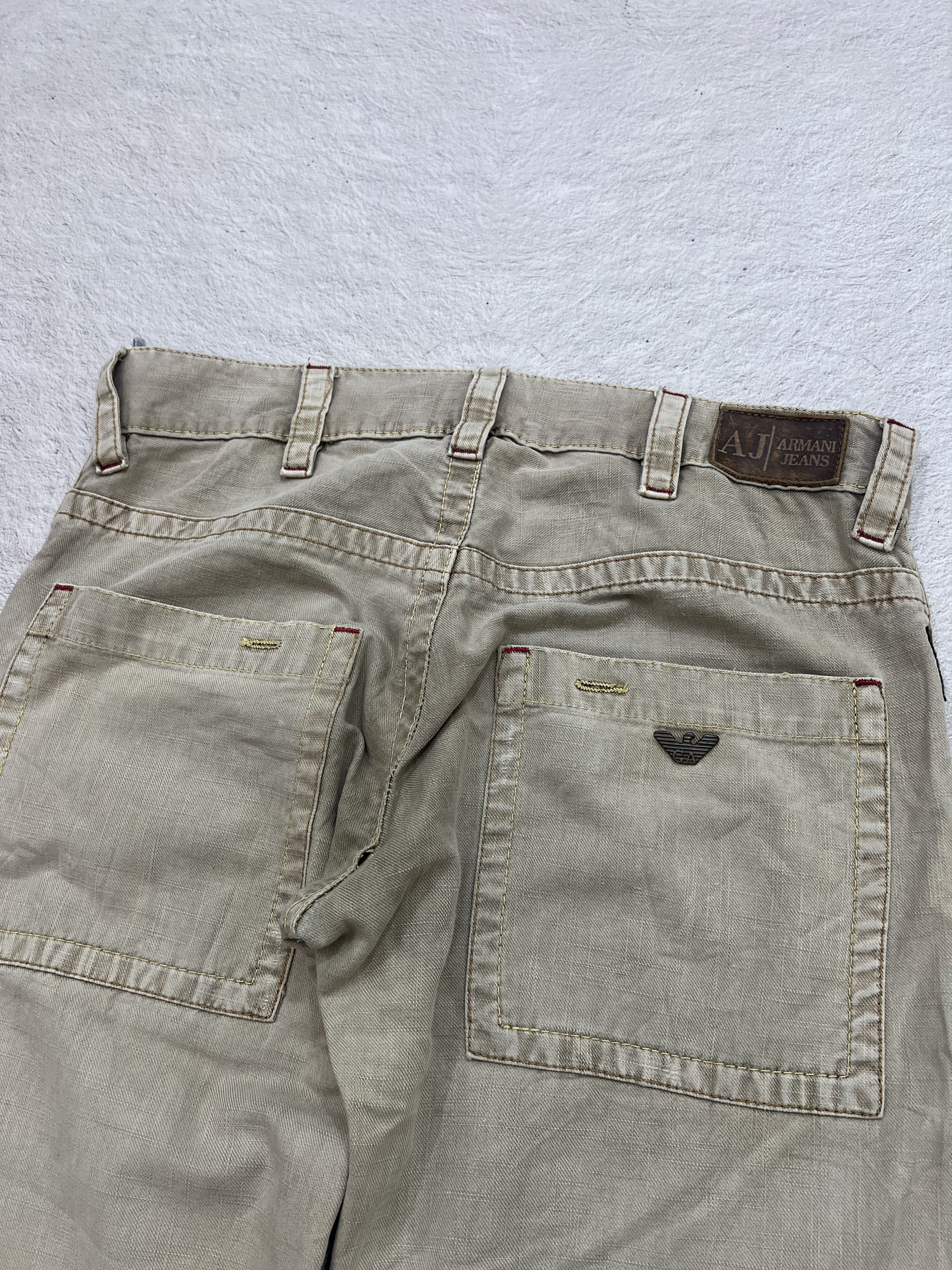 Armani 2000s Armani Jeans GA Wash Baggy y2k Lgb Ifsix Size US 34 / EU 50 - 6 Thumbnail