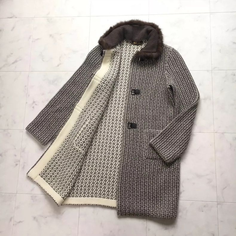 Loro Piana LORO PIANA Thick woolen knitted coat Size M / US 6-8 / IT 42-44 - 2 Thumbnail