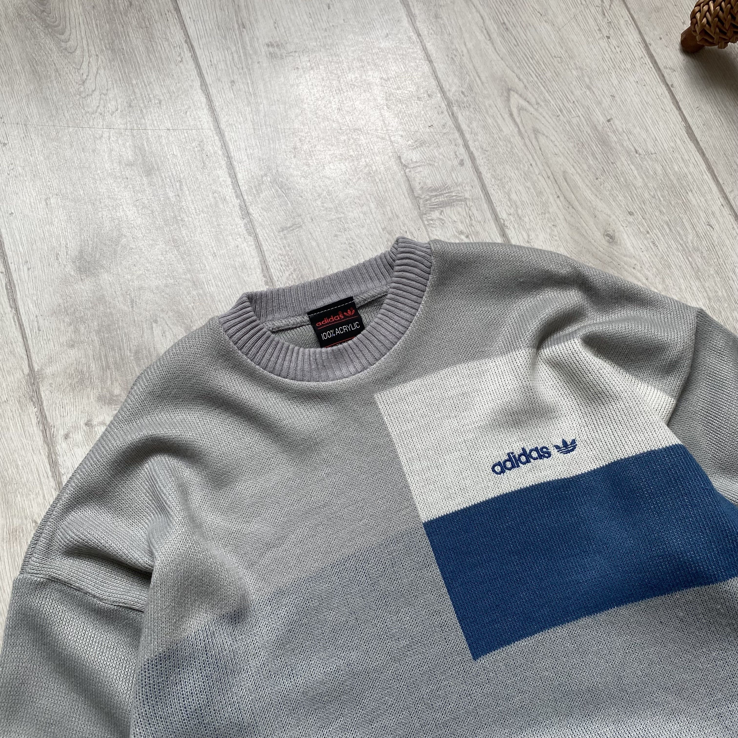 Adidas 🔥 Vintage 80-90s ADIDAS knit sweater pullover Y2K Size US S / EU 44-46 / 1 - 2 Thumbnail