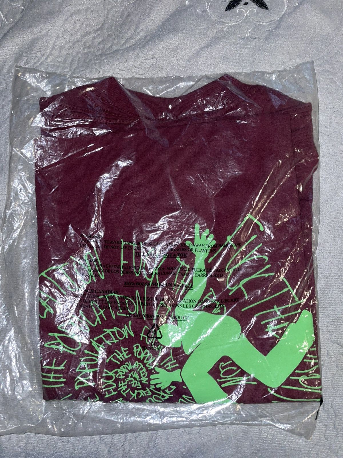 Fuck The Population Slipping into darkness tee Size US M / EU 48-50 / 2 - 2 Thumbnail