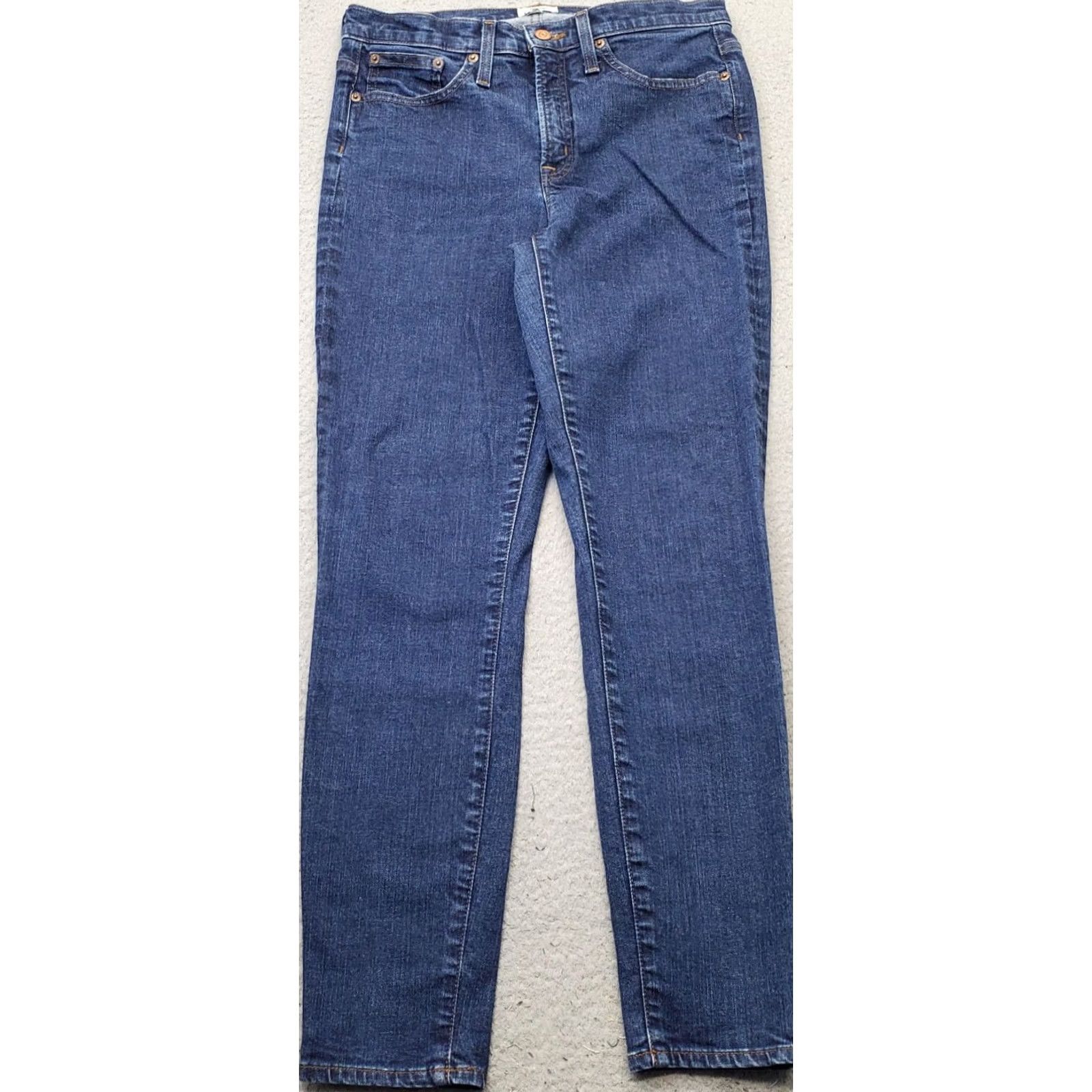 J.Crew J.CREW Jeans Womens 29 Blue Toothpick Skinny Denim Stretch High-Rise Pants Size 29 Size 29" - 2 Thumbnail