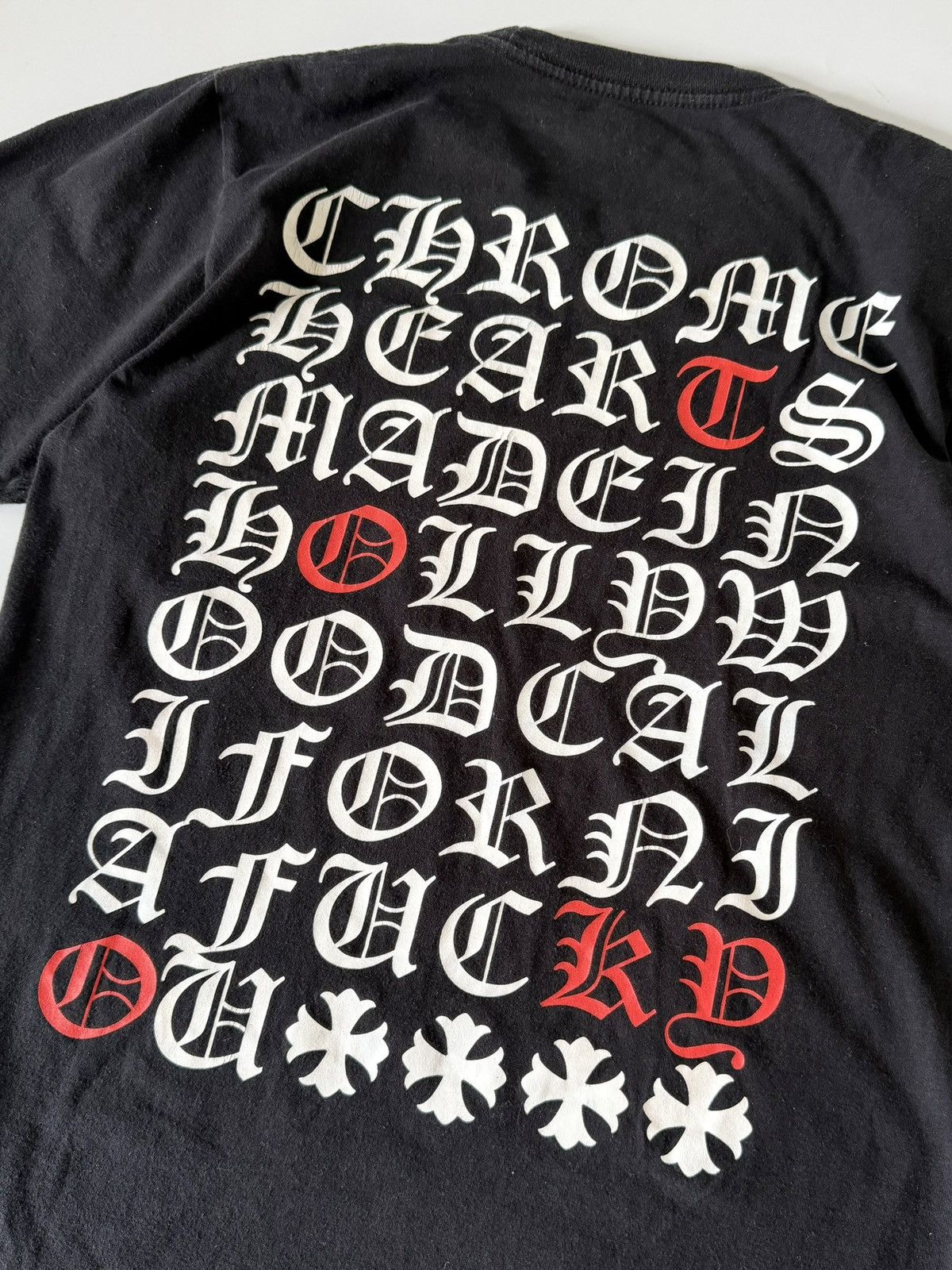 Chrome Hearts Chrome Hearts Made in Hollywood Black Pocket Tee Size US S / EU 44-46 / 1 - 3 Thumbnail