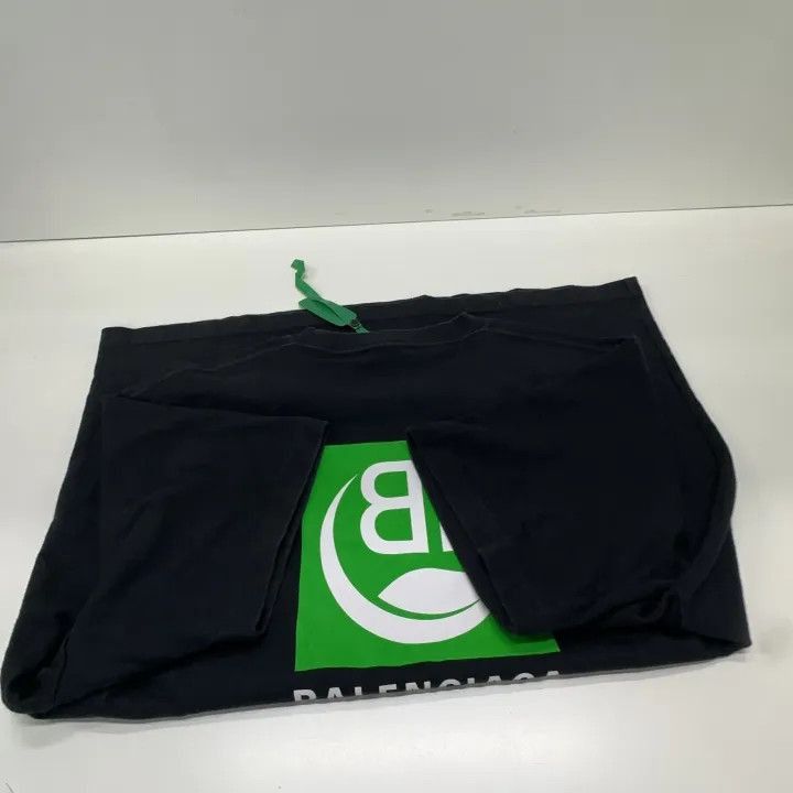 Balenciaga Balenciaga Eco-Friendly Logo Print Short Sleeve T-Shirt 007 Size S / US 4 / IT 40 - 9 Thumbnail