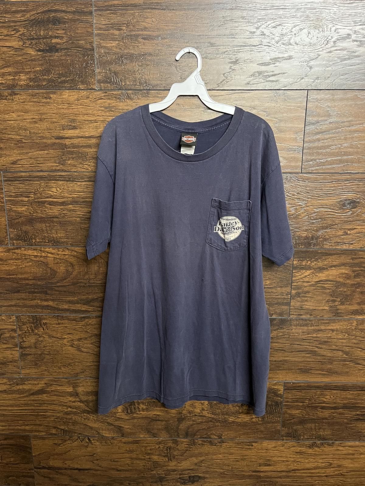 Harley Davidson Faded Harley Davidson Pocket Tee Aces Fire Dice - XL Size US XL / EU 56 / 4 - 2 Thumbnail