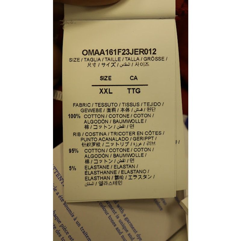 Off-White o1rshd1 Q:2 / Digit Bacchus Over Short Sleeve Tee T-Shirt Size US XXL / EU 58 / 5 - 8 Thumbnail