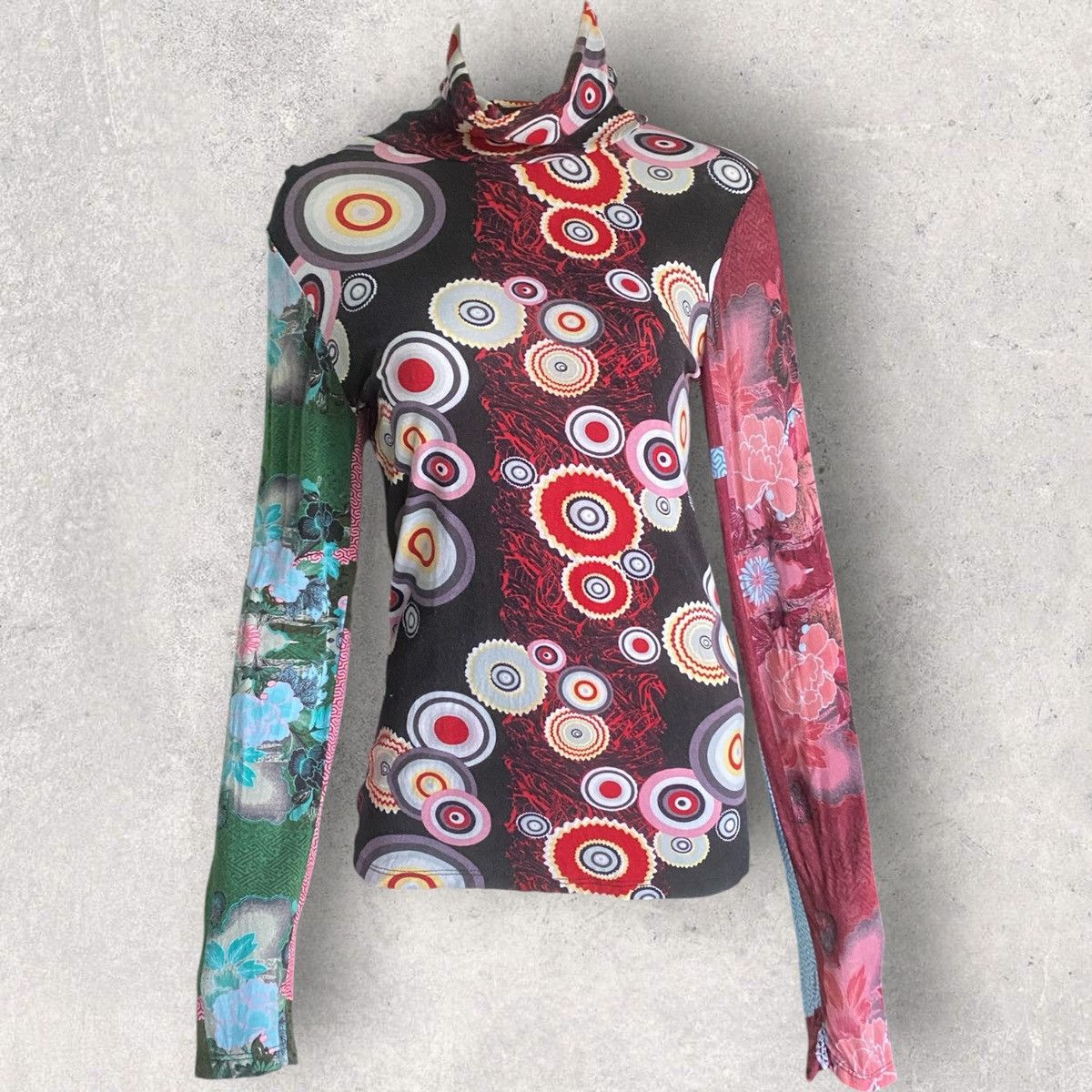 Gucci Gucci Psychedelic Print Turtle Neck L/S Size S / US 4 / IT 40 - 3 Thumbnail