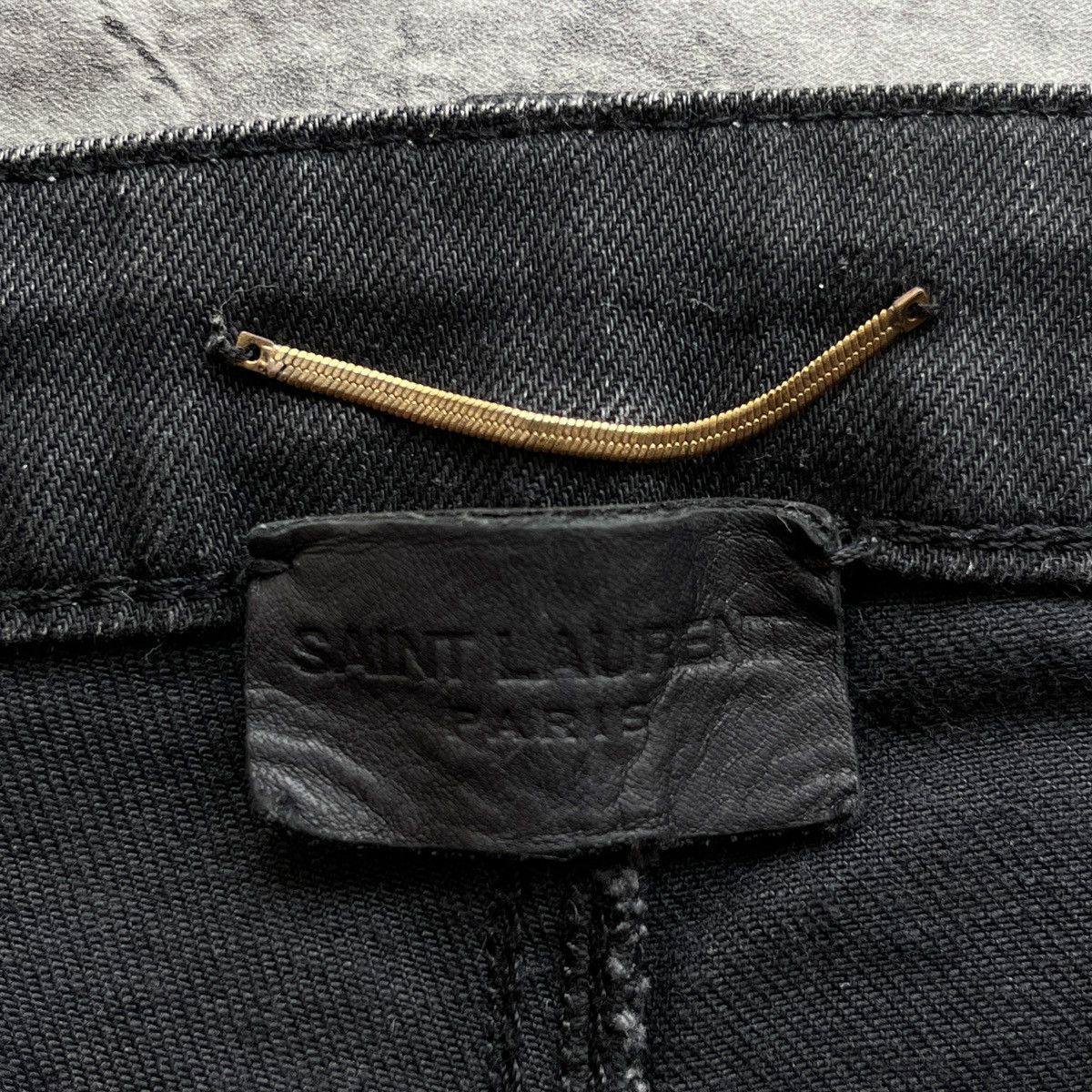 Saint Laurent Paris LAST DROP‼️ Saint Laurent D05 Distressed Skinny Jeans Size US 31 - 6 Thumbnail