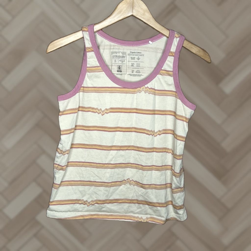Patagonia Patagonia Women's Ridge Rise Stripe Repeat Organic Tank Top Size Small Size S / US 4 / IT 40 - 1 Thumbnail