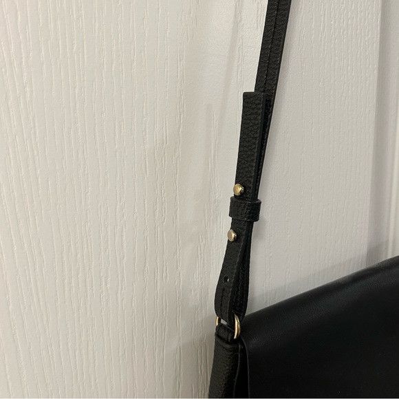 H&M H&M women's Saddle Crossbody Bag pebbled leathered Black Size ONE SIZE - 15 Thumbnail