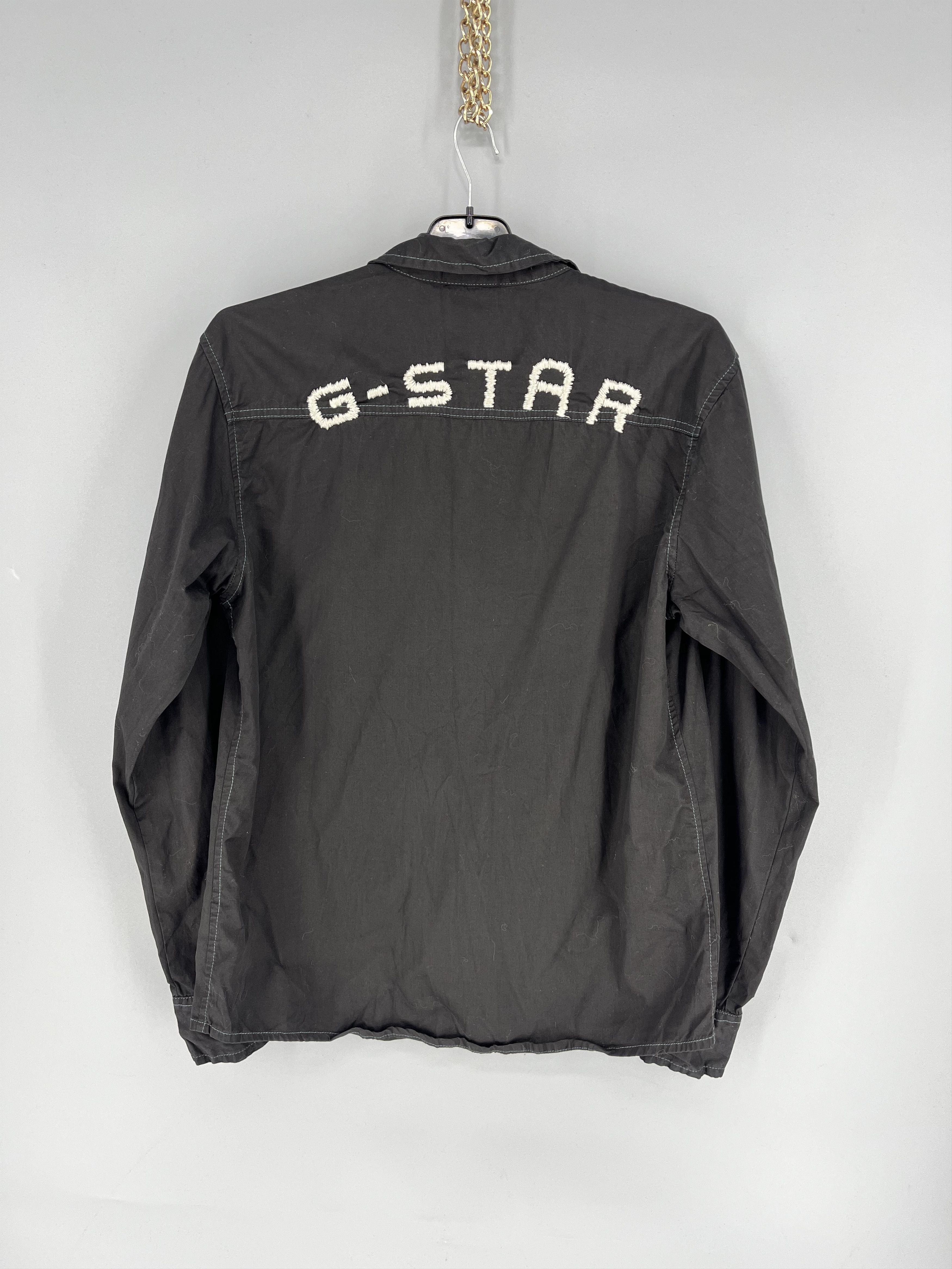 G-Star Vintage Y2K G Star Raw Men’s Black Shirt With Big Logo Size US L / EU 52-54 / 3 - 10 Thumbnail