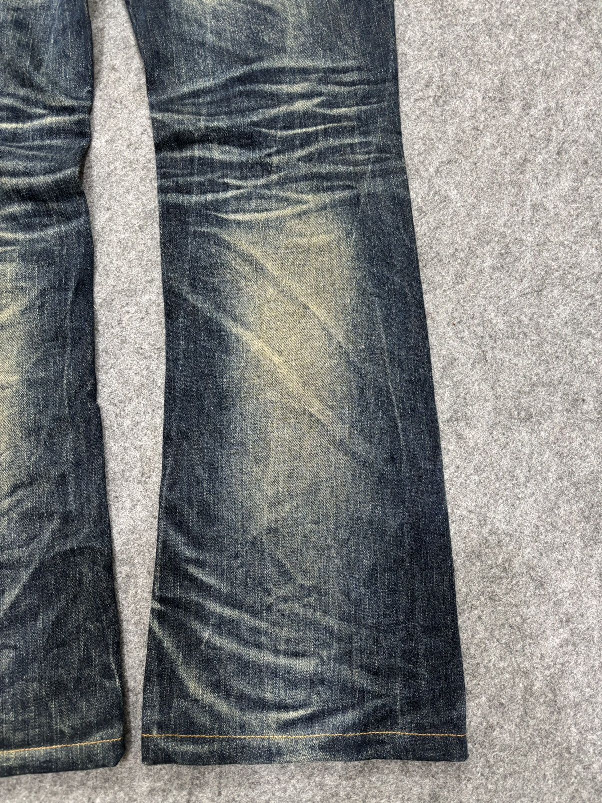 Seditionaries 💥Flare💥Lolita Mud Stone Wash Style Flare Spiky Denim F648 Size US 32 / EU 48 - 18 Thumbnail