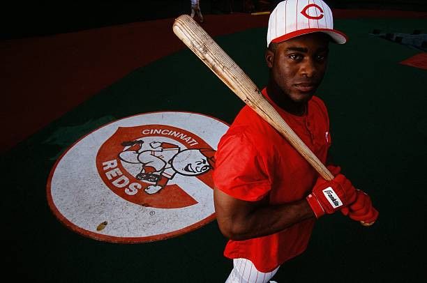 Sports Specialties NEW Cincinnati Reds 90s ANNCO Block PINSTRIPE hat MLB vtg Size ONE SIZE - 10 Thumbnail