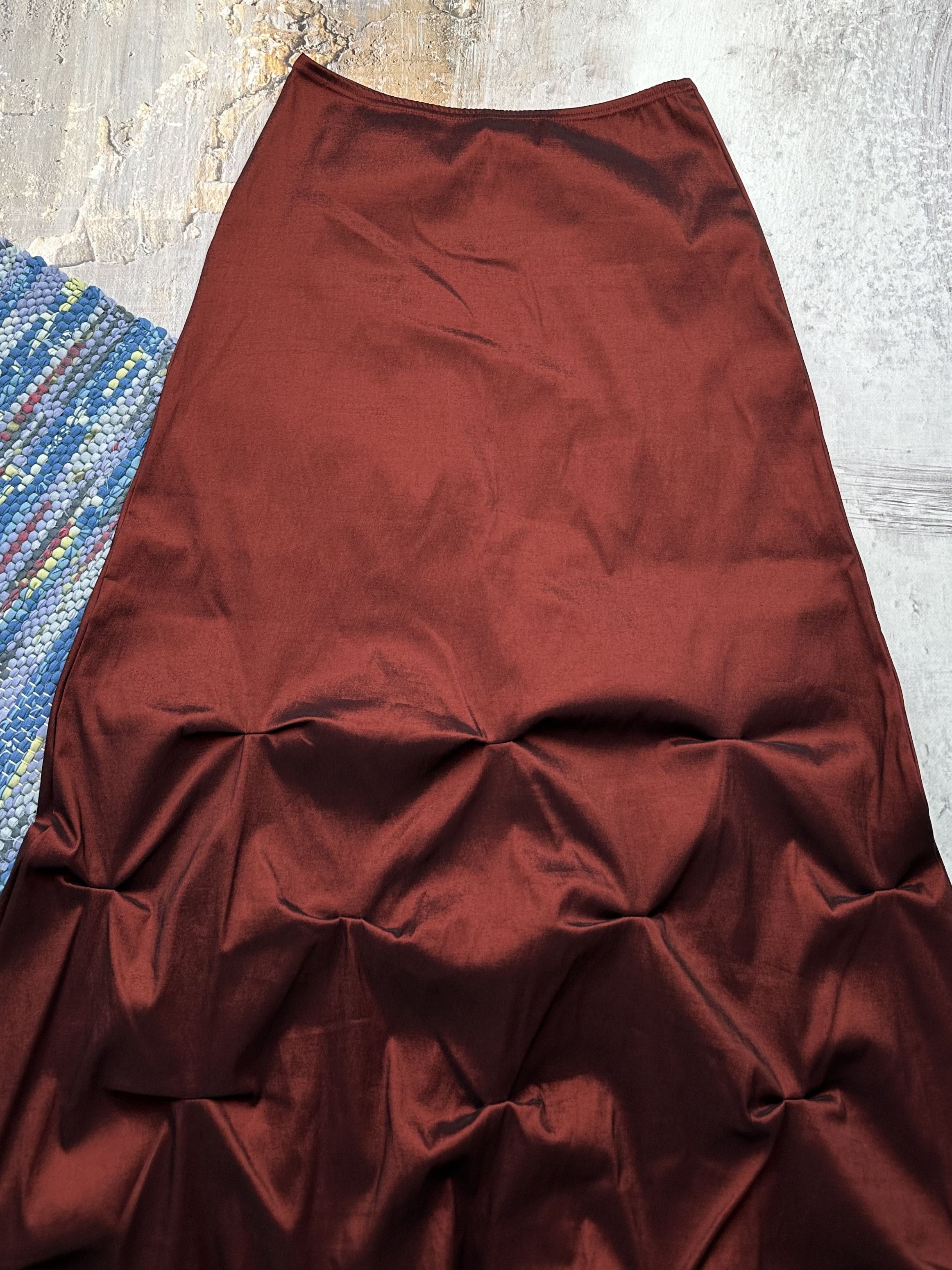 Vintage Vintage Flared Amazing Maxi Skirt A409(237) Size 27" / US 4 / IT 40 - 6 Thumbnail