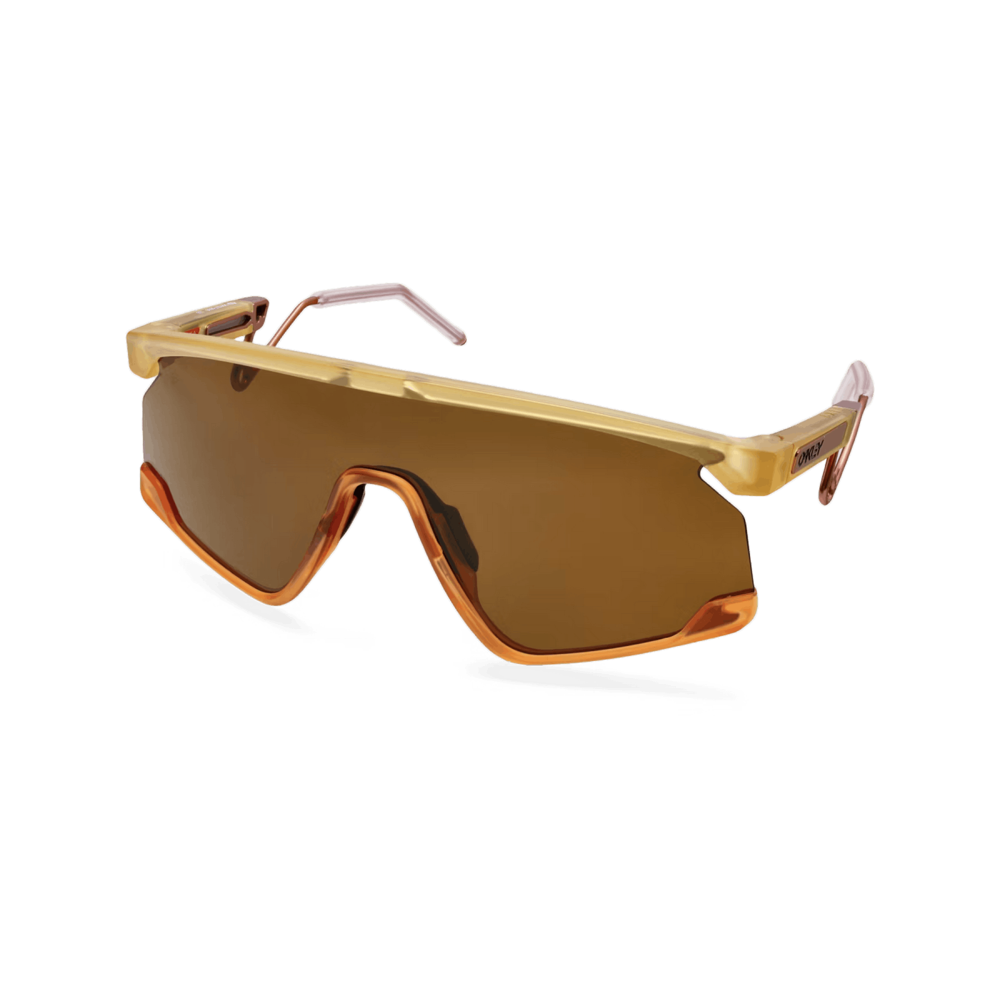Oakley BXTR Metal Matte Trans Light Curry Injected Mens Sunglasses Size ONE SIZE - 1 Thumbnail