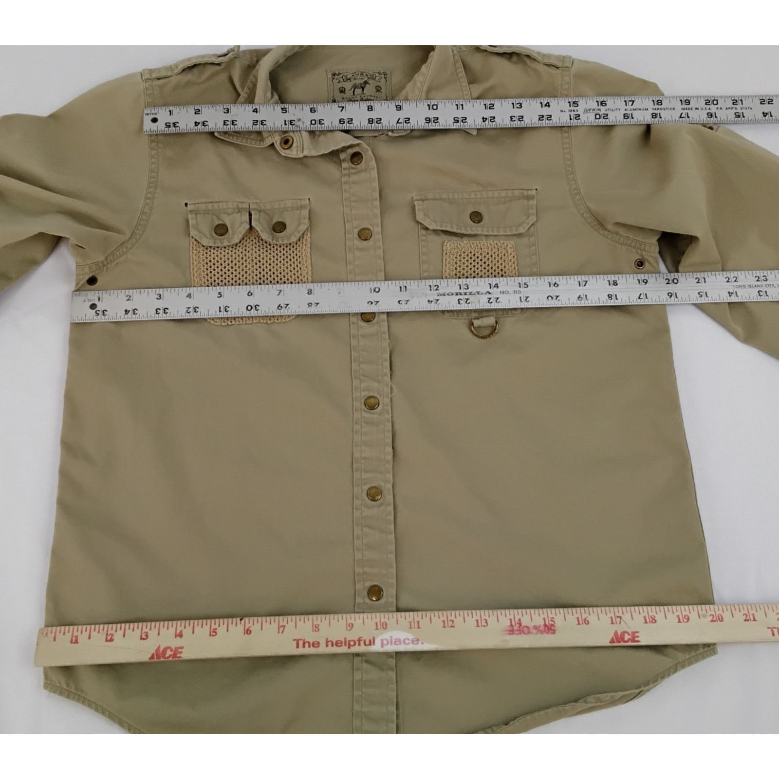 Lauren Ralph Lauren Ralph Lauren Safari Shirt Women's M 1990s Stress Hole Size M / US 6-8 / IT 42-44 - 11 Thumbnail