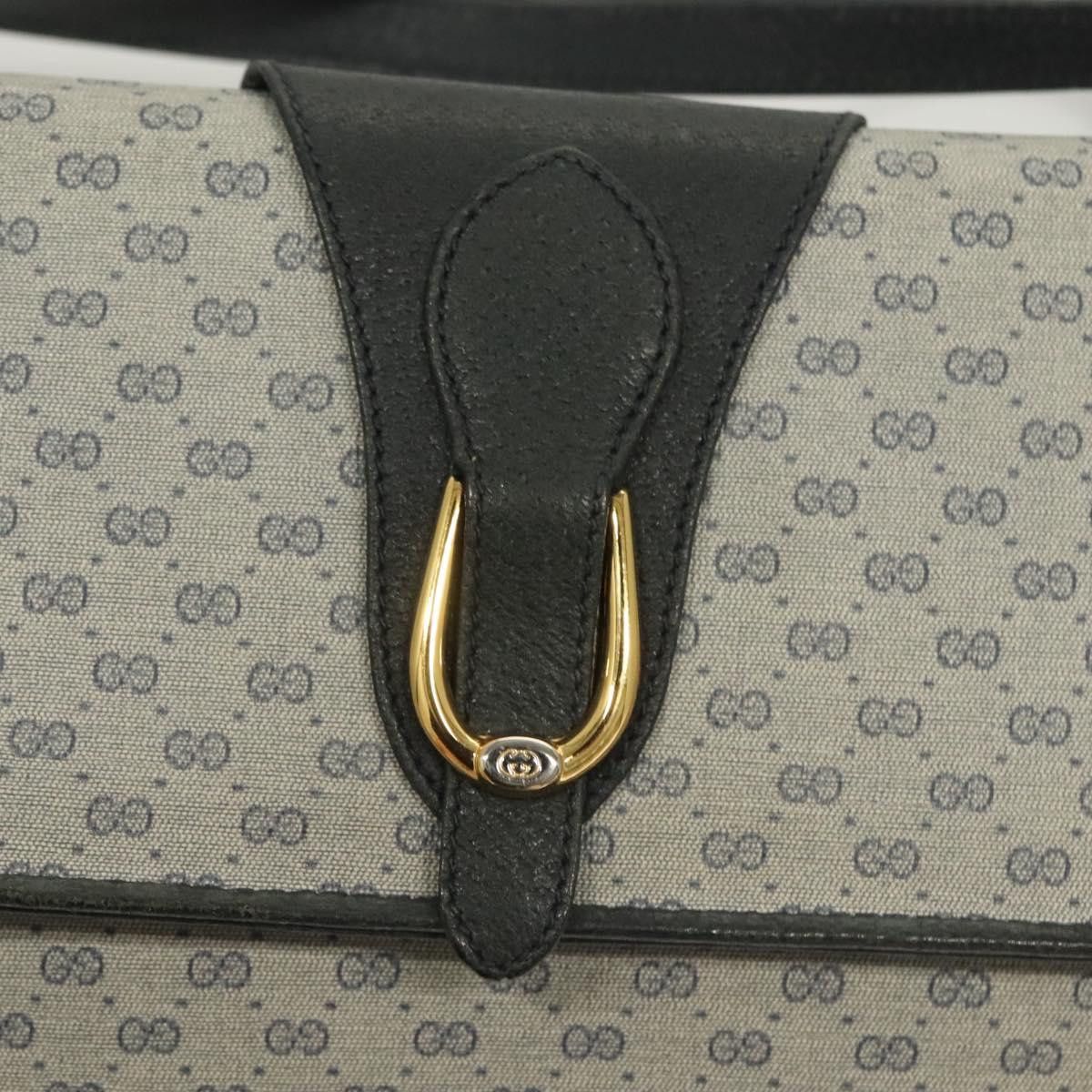 Gucci GUCCI Micro GG Supreme Shoulder Bag Pvc Navy Gold 89 02 050 Size ONE SIZE - 14 Thumbnail