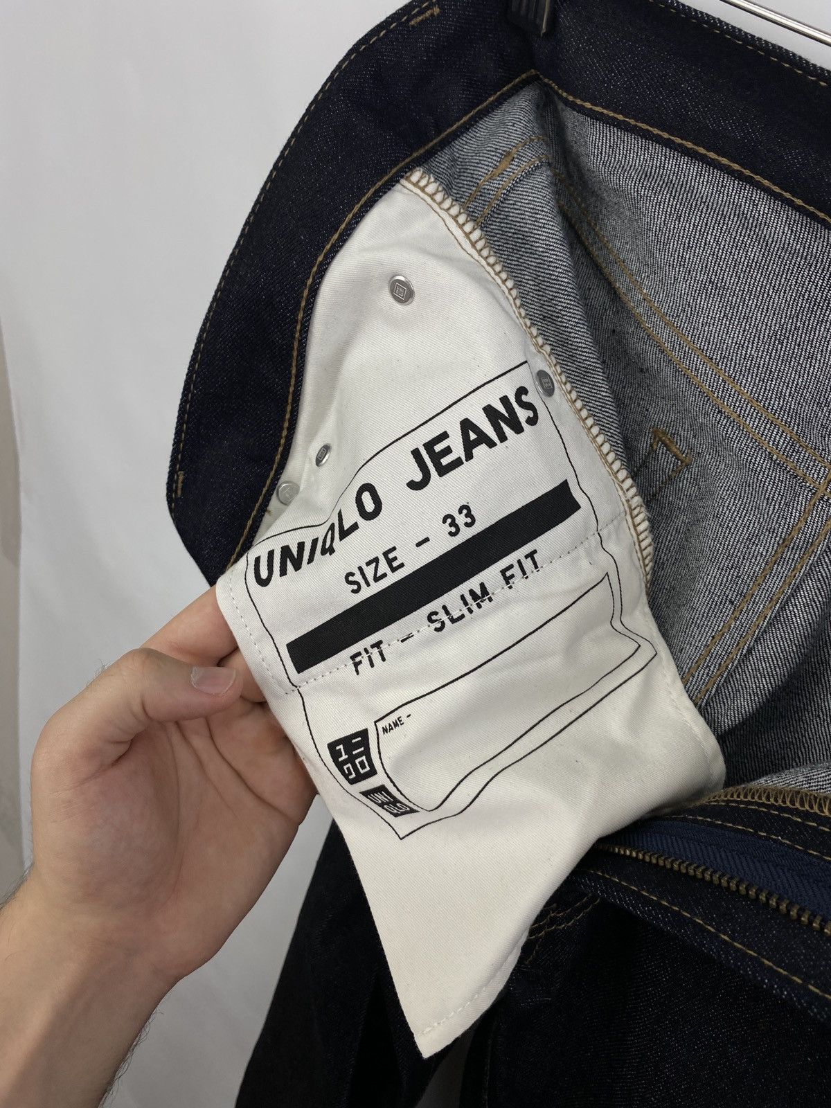Uniqlo 🇯🇵 Uniqlo Selvage Denim Jeans Y2K Japanese kapital Style Size US 33 - 11 Thumbnail