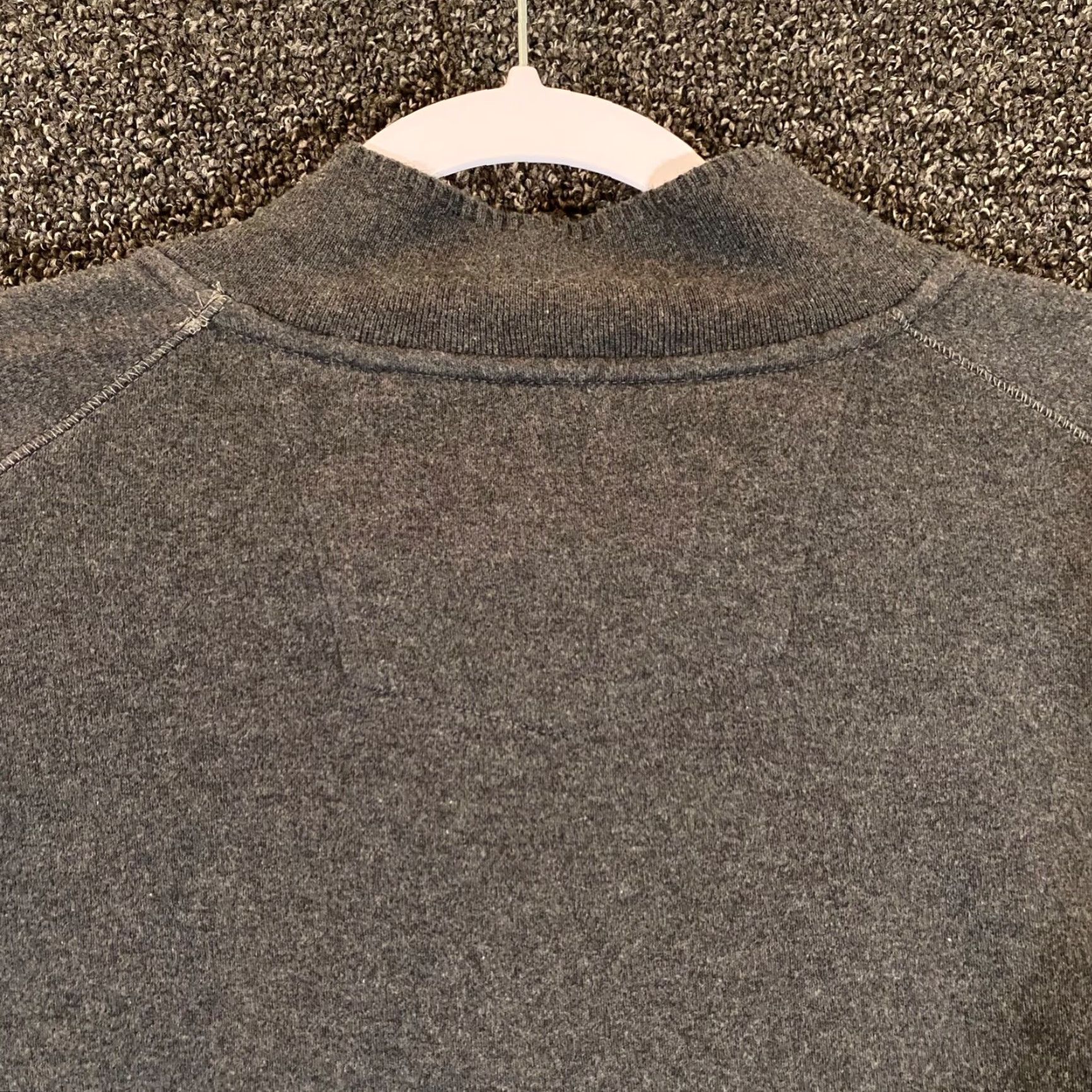 Robert Graham Robert Graham Sweater Mens XL Gray 1/2 Zip Pullover Long Sleeve Classic Preppy Knit Cotton Size US XL / EU 56 / 4 - 7 Thumbnail