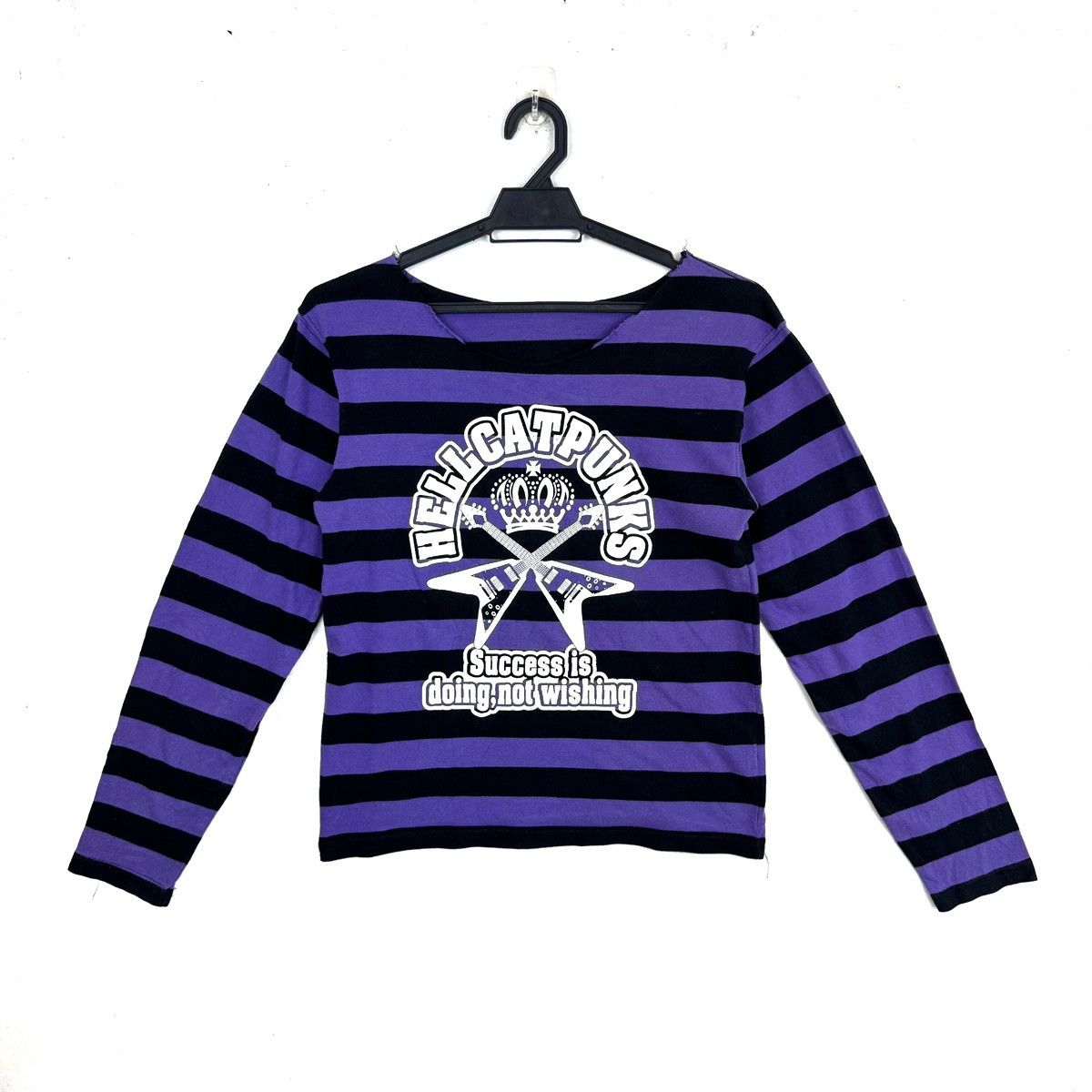 Japanese Brand HellcatPunks Seditionaries Border Stripe Shirts Size S / US 4 / IT 40 - 1 Thumbnail