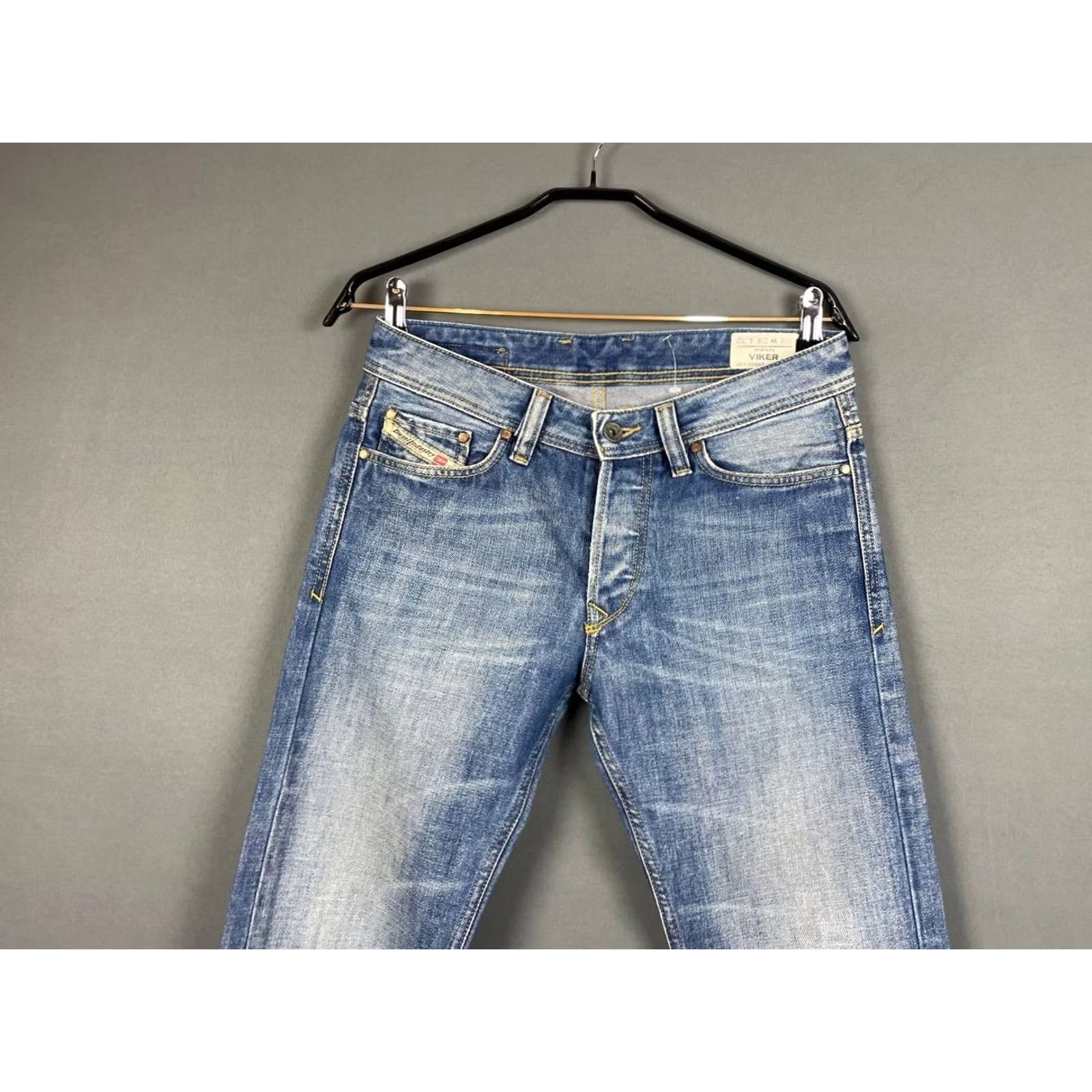 Diesel Diesel Viker Jeans Men Size 28 Blue Denim Cotton Straight Leg Button Belt Loop Size US 28 / EU 44 - 4 Thumbnail
