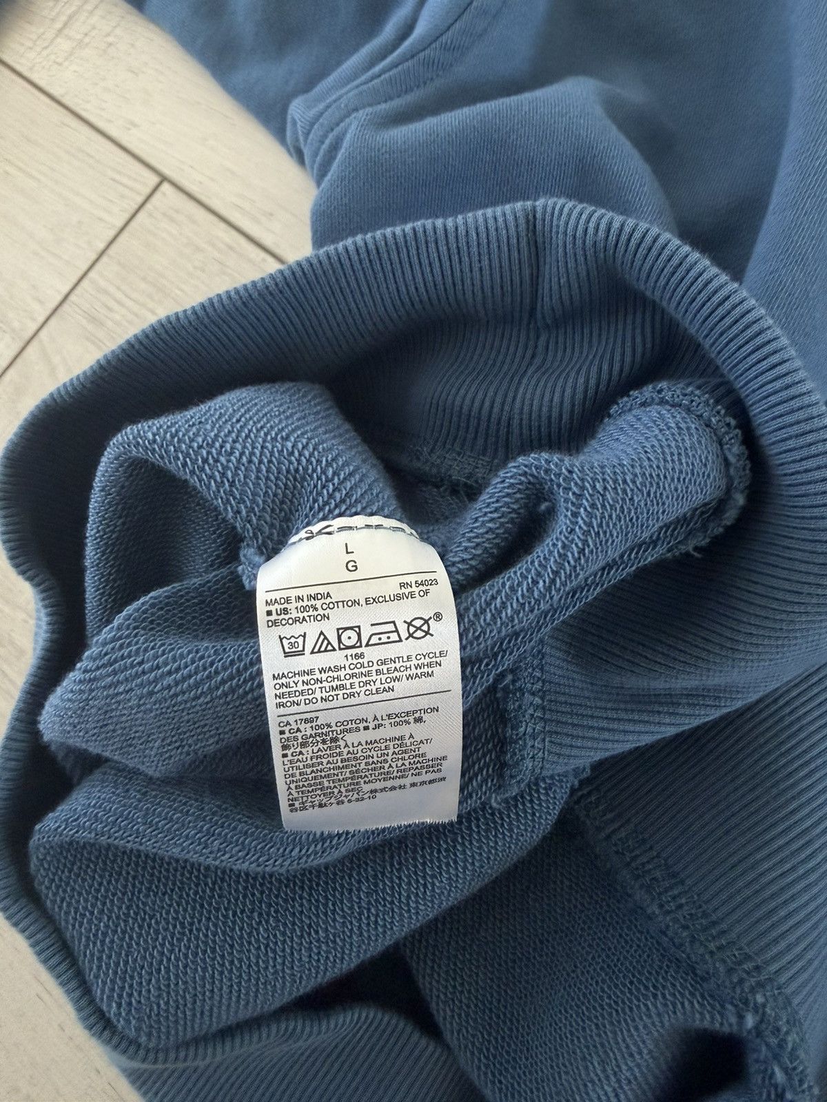 Banana Republic Title: Banana Republic Crewneck Sweatshirt — Steel Blue Size US L / EU 52-54 / 3 - 4 Thumbnail