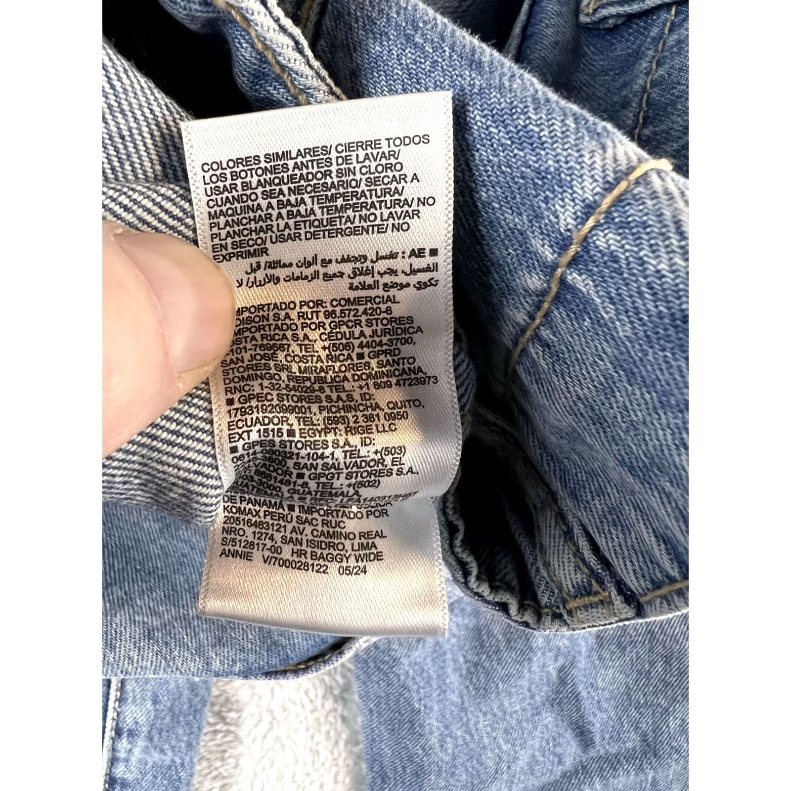 Old Navy VINTAGE Old Navy Jeans Womens 16 Wide-Leg High Rise 90s Grunge Skater Blue Jeans Size 38" / US 16 / IT 52 - 3 Thumbnail