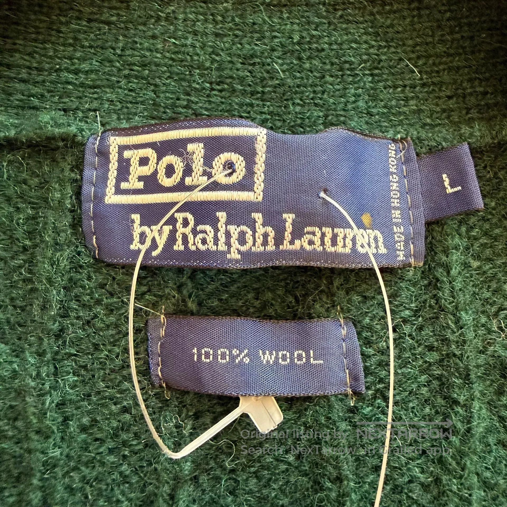 RLX Ralph Lauren Classic Wool Cable Knit Vest Sweater. Size US L / EU 52-54 / 3 - 8 Thumbnail