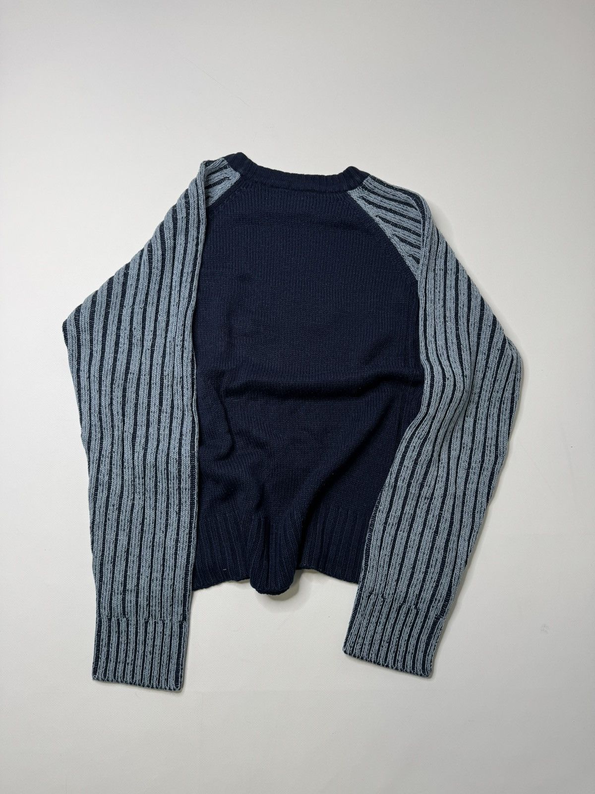 Japanese Brand Vintage avant garde ribbed knit sweater USA swag if6was9 y2k Size US L / EU 52-54 / 3 - 5 Thumbnail
